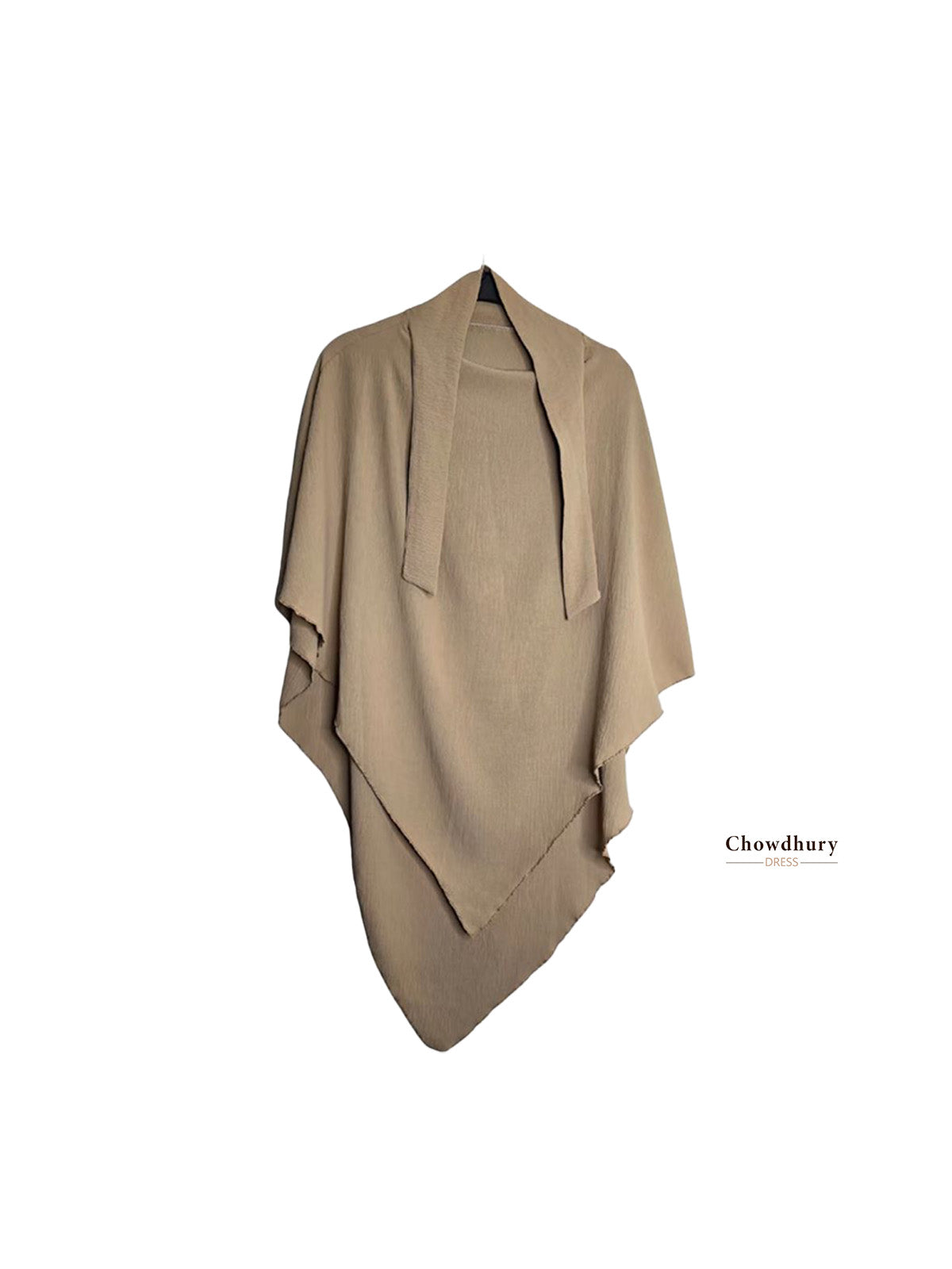 Khimar Top Only Soft Crush Fabric with Niqab Feature