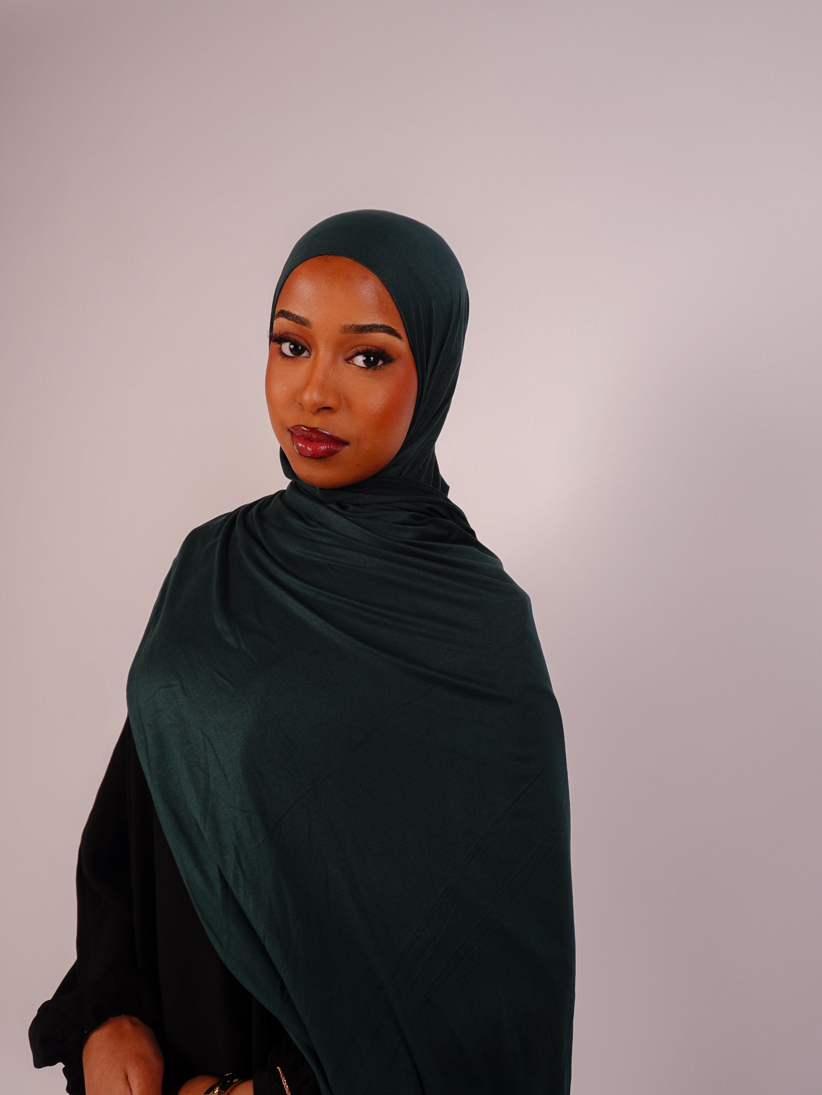 Forest Green Jersey Hijab