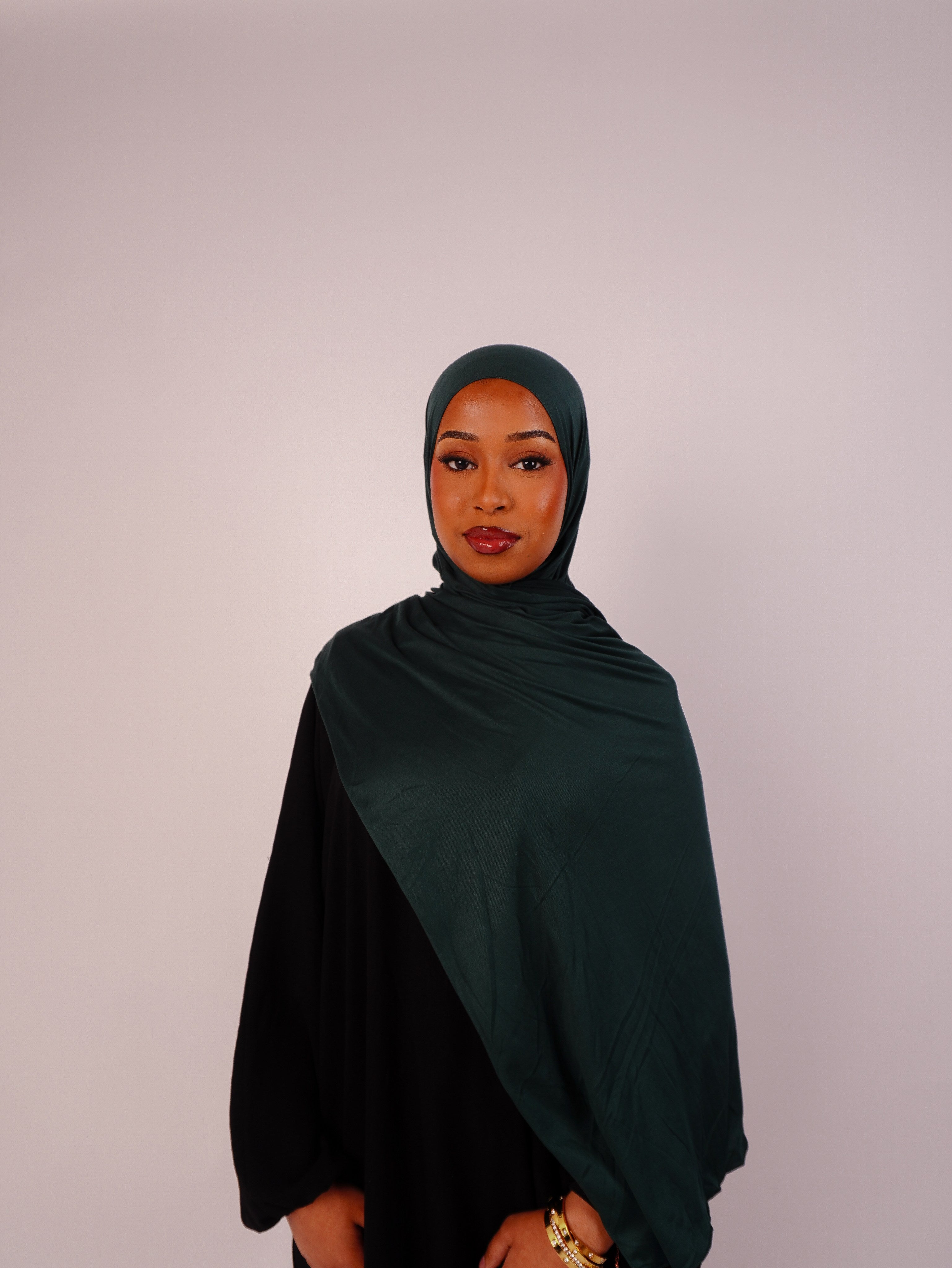 Forest Green Jersey Hijab