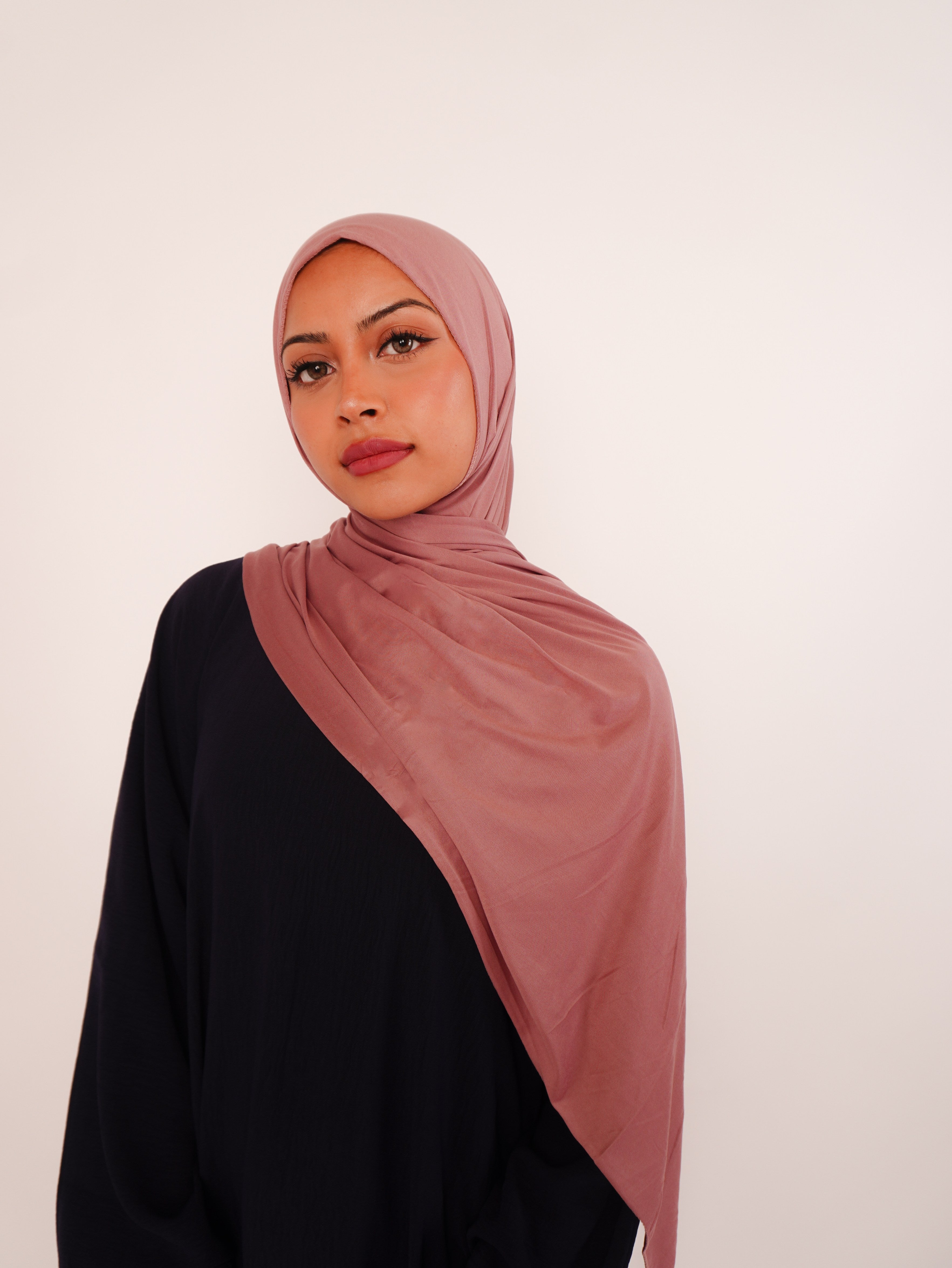 Flat Fit Cotton Jersey Hijab Soft & Stretchy
