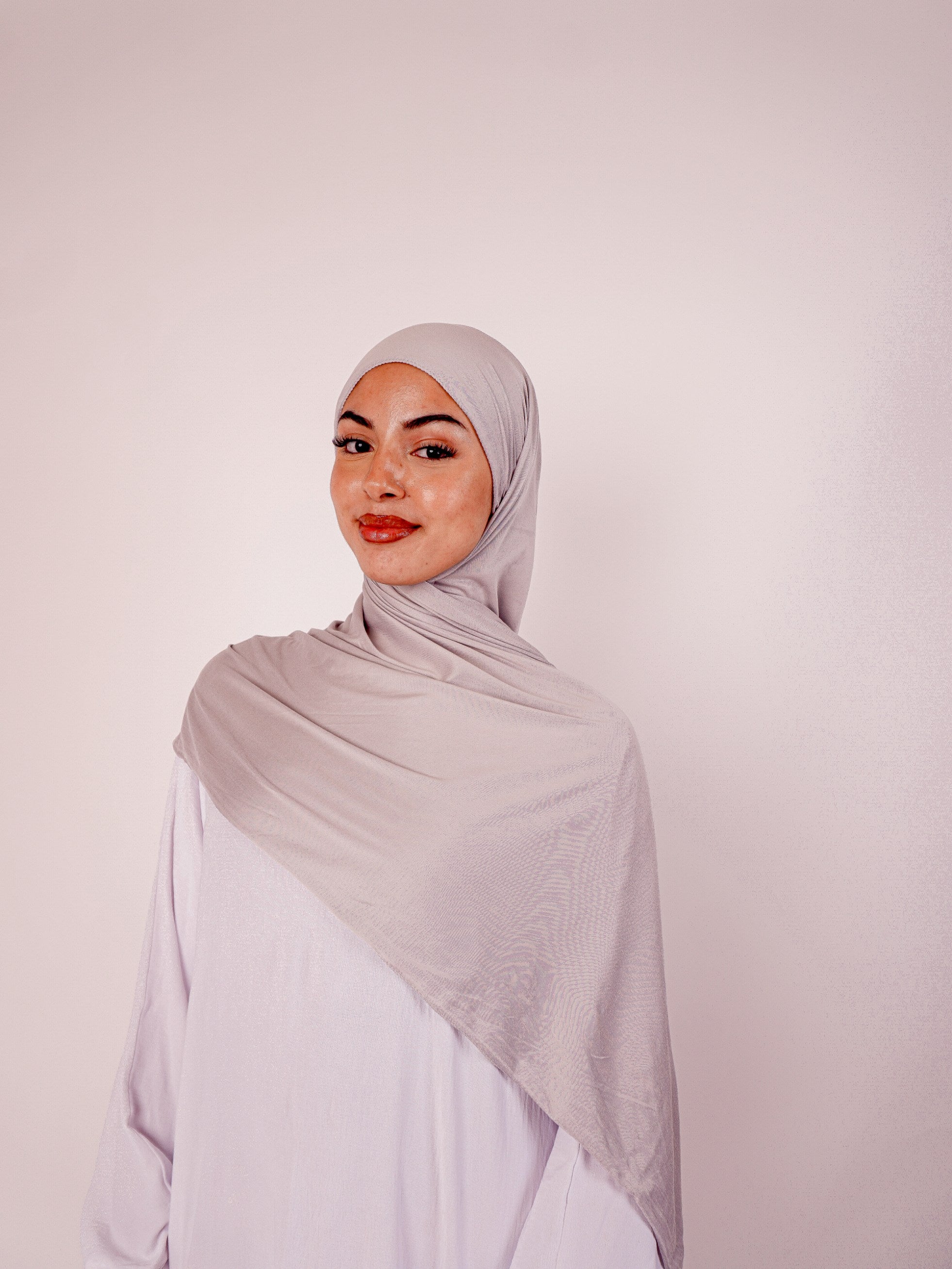 Light Grey Jersey Hijab