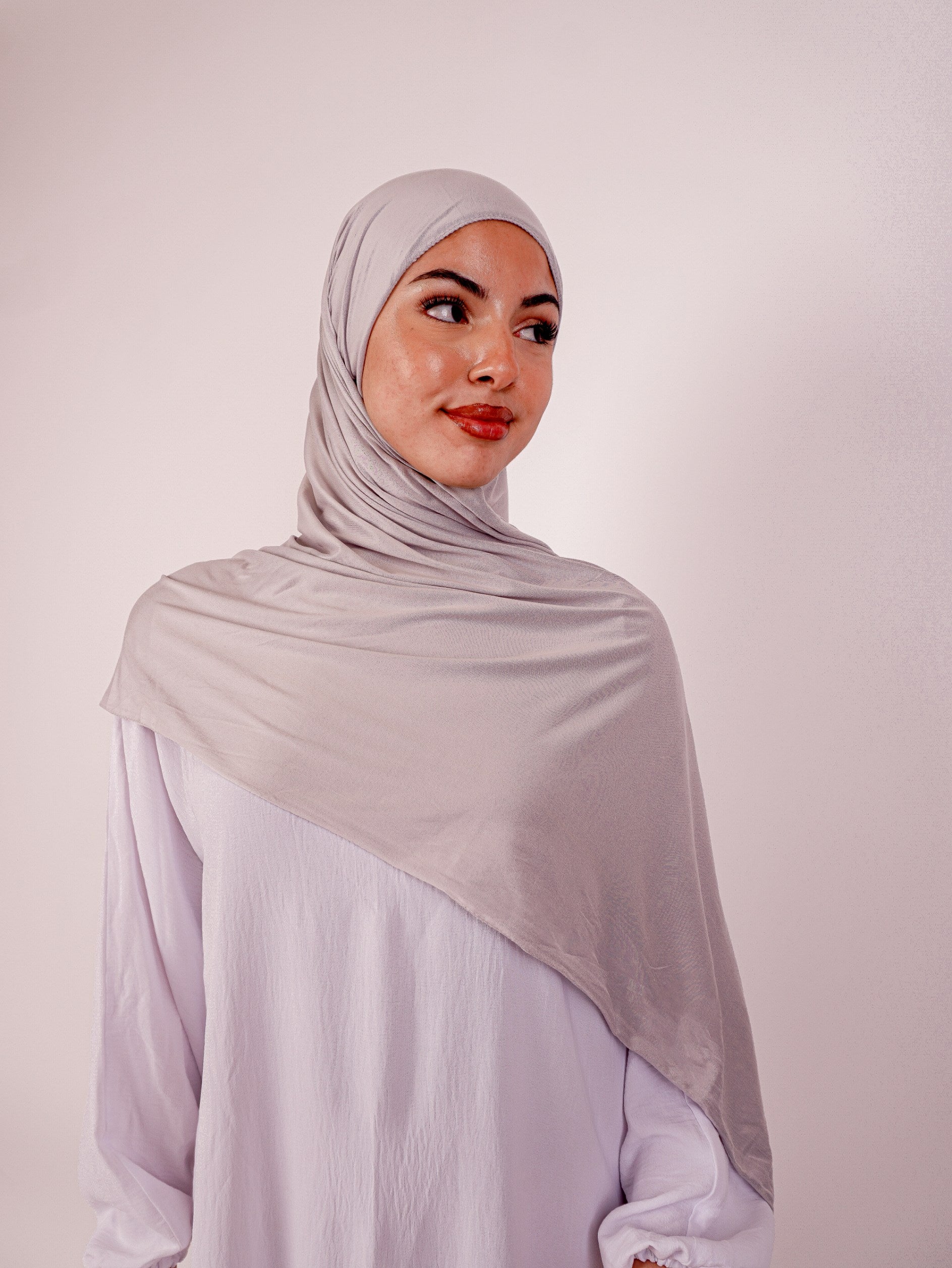 Flat Fit Cotton Jersey Hijab Soft & Stretchy