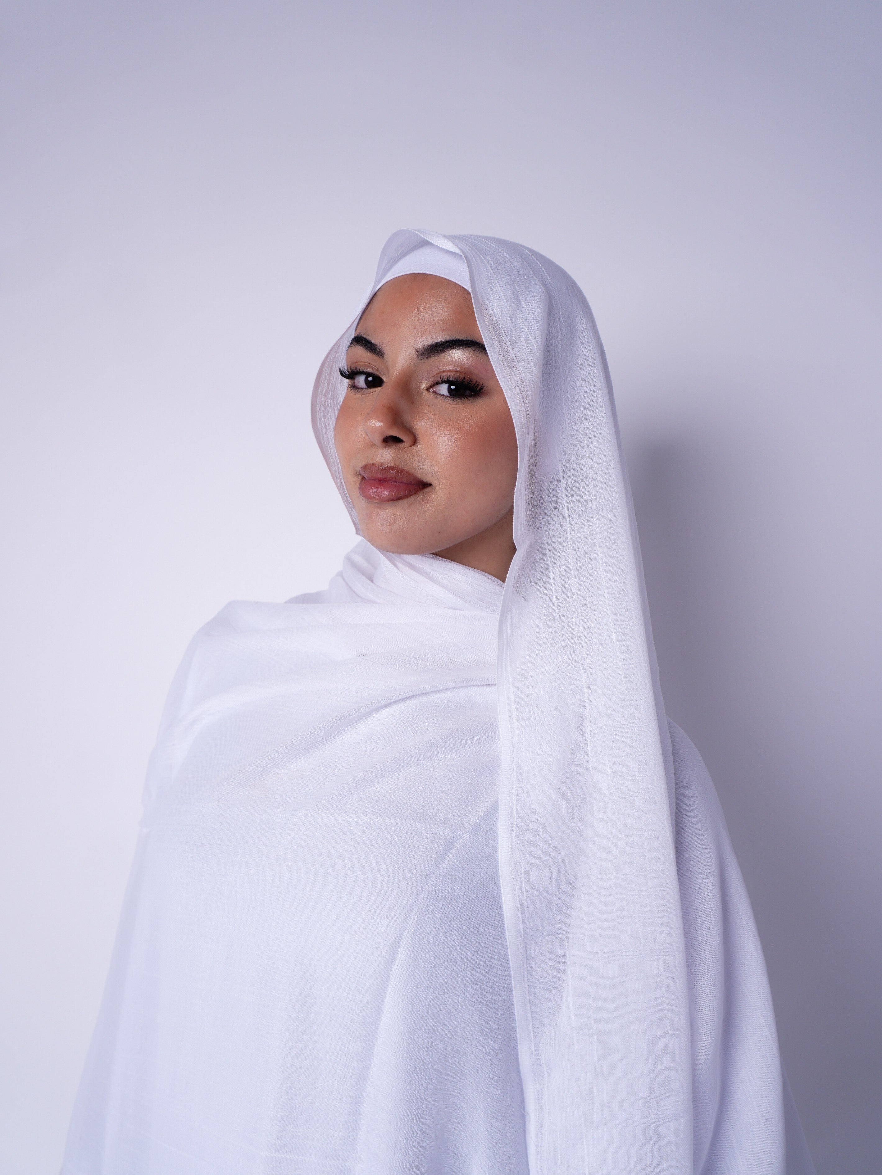 Off White Premium Soft Modal Hijab