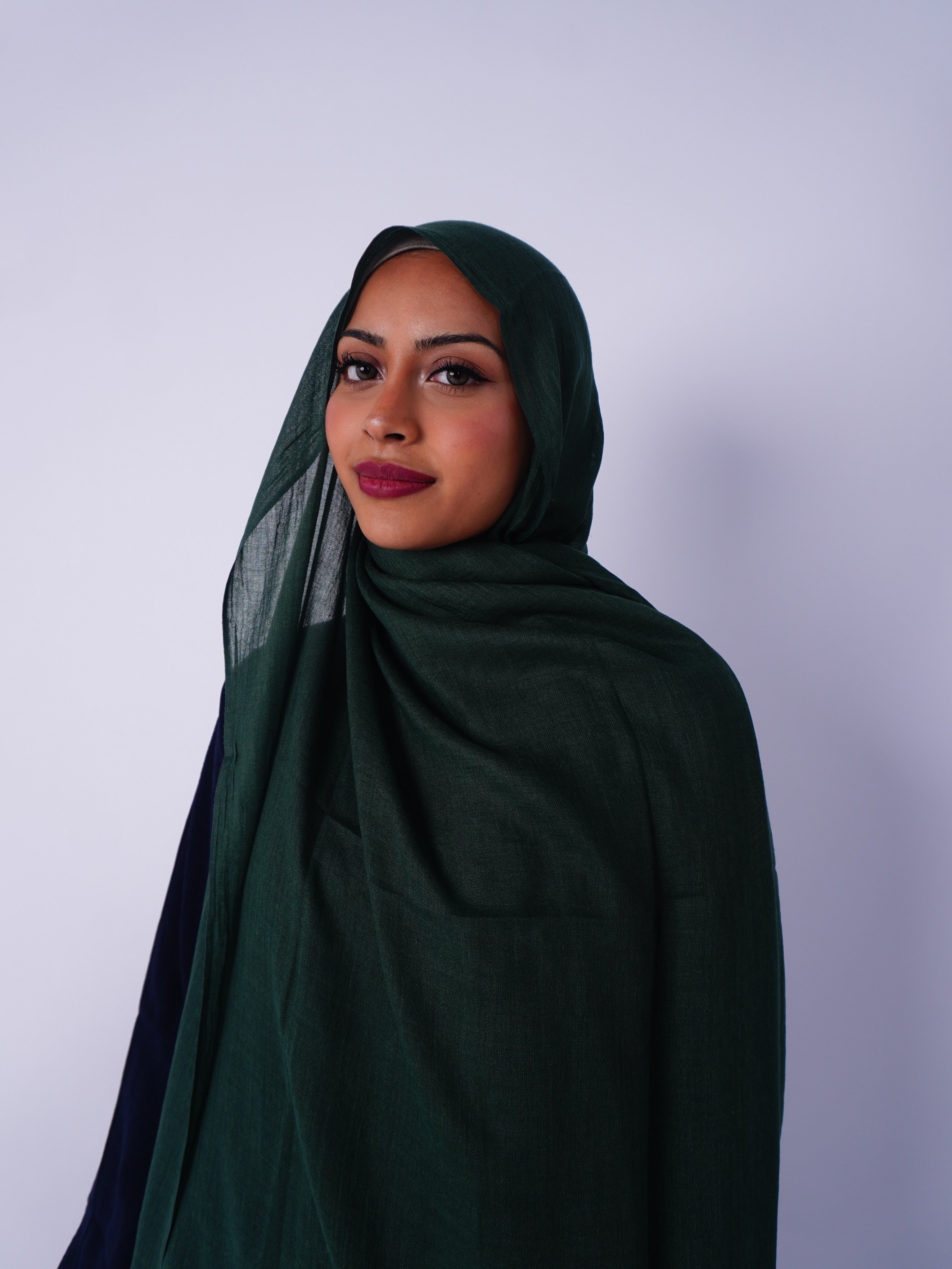 Forest Green Premium Soft Modal Hijab