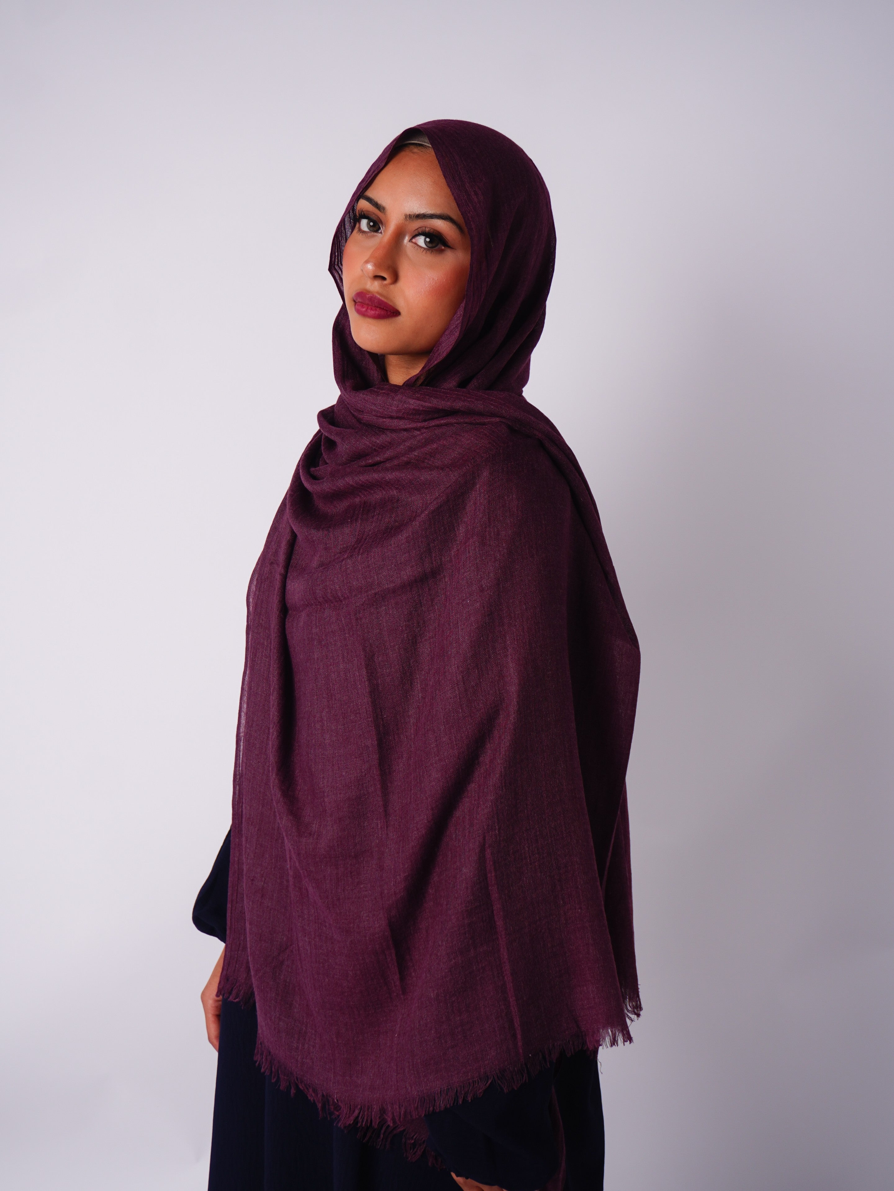 Dusty plum Premium Soft Modal Hijab