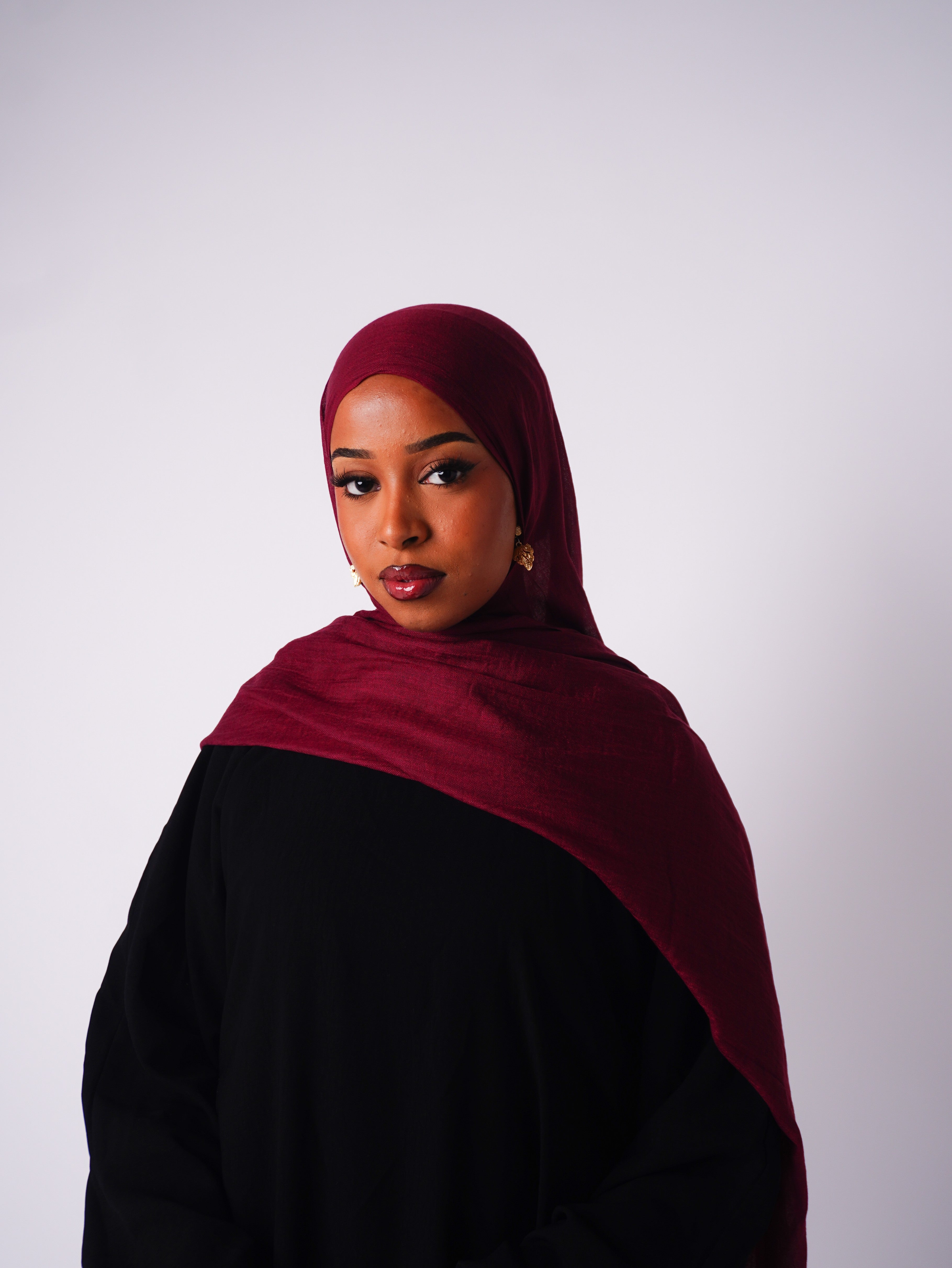 Burgundy Premium Soft Modal Hijab