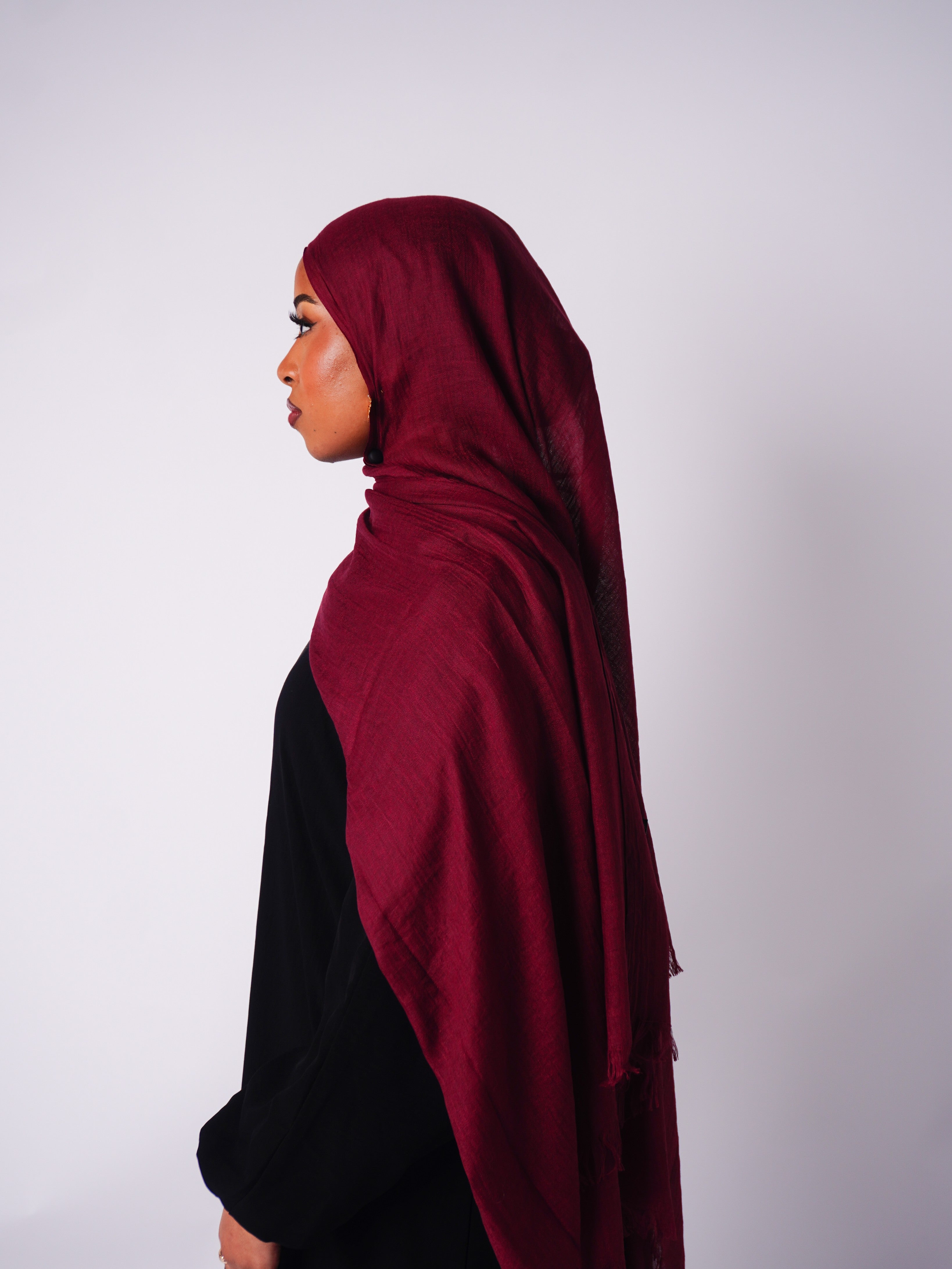Burgundy Premium Soft Modal Hijab