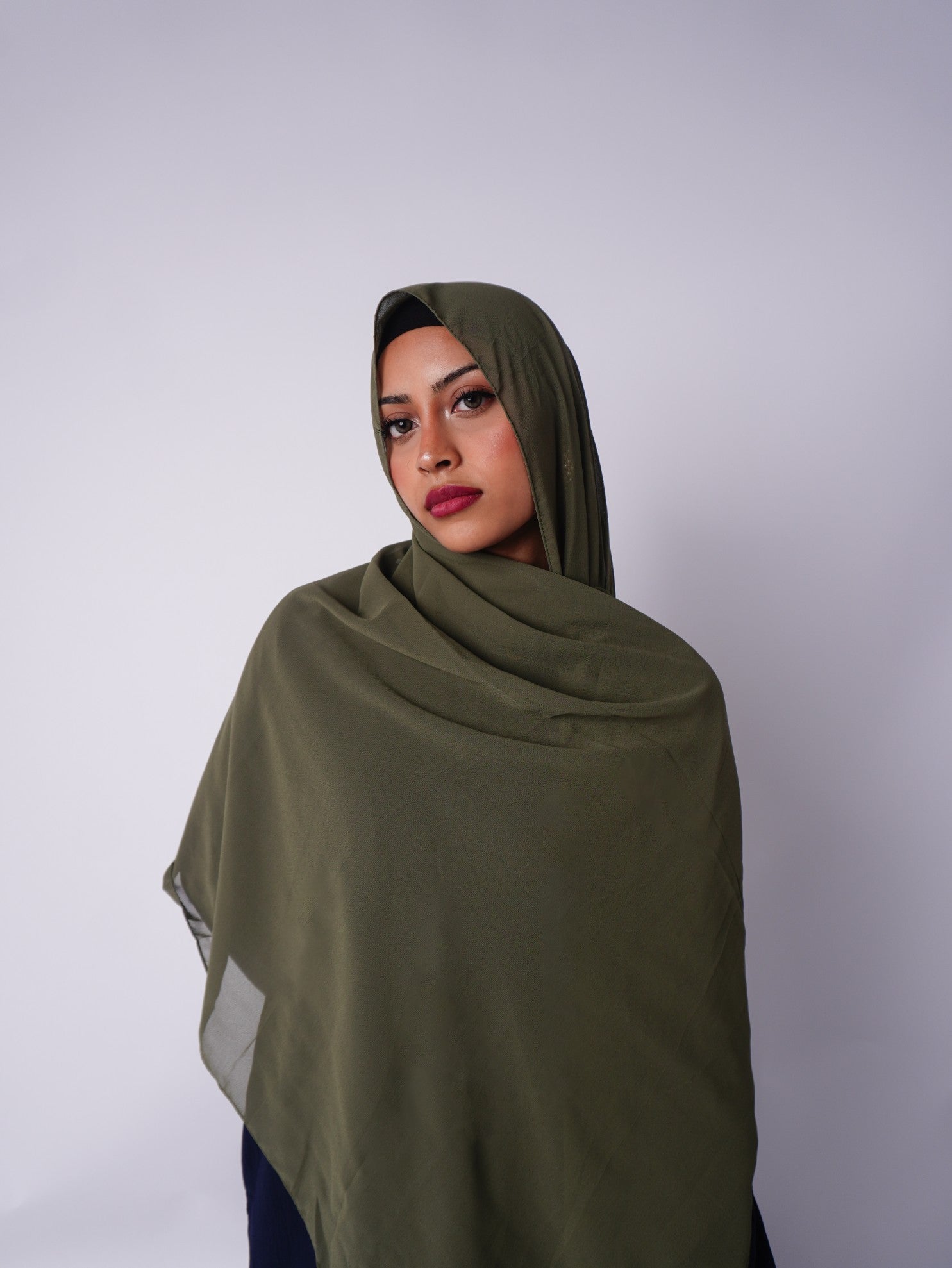 Chiffon Hijab - Olive