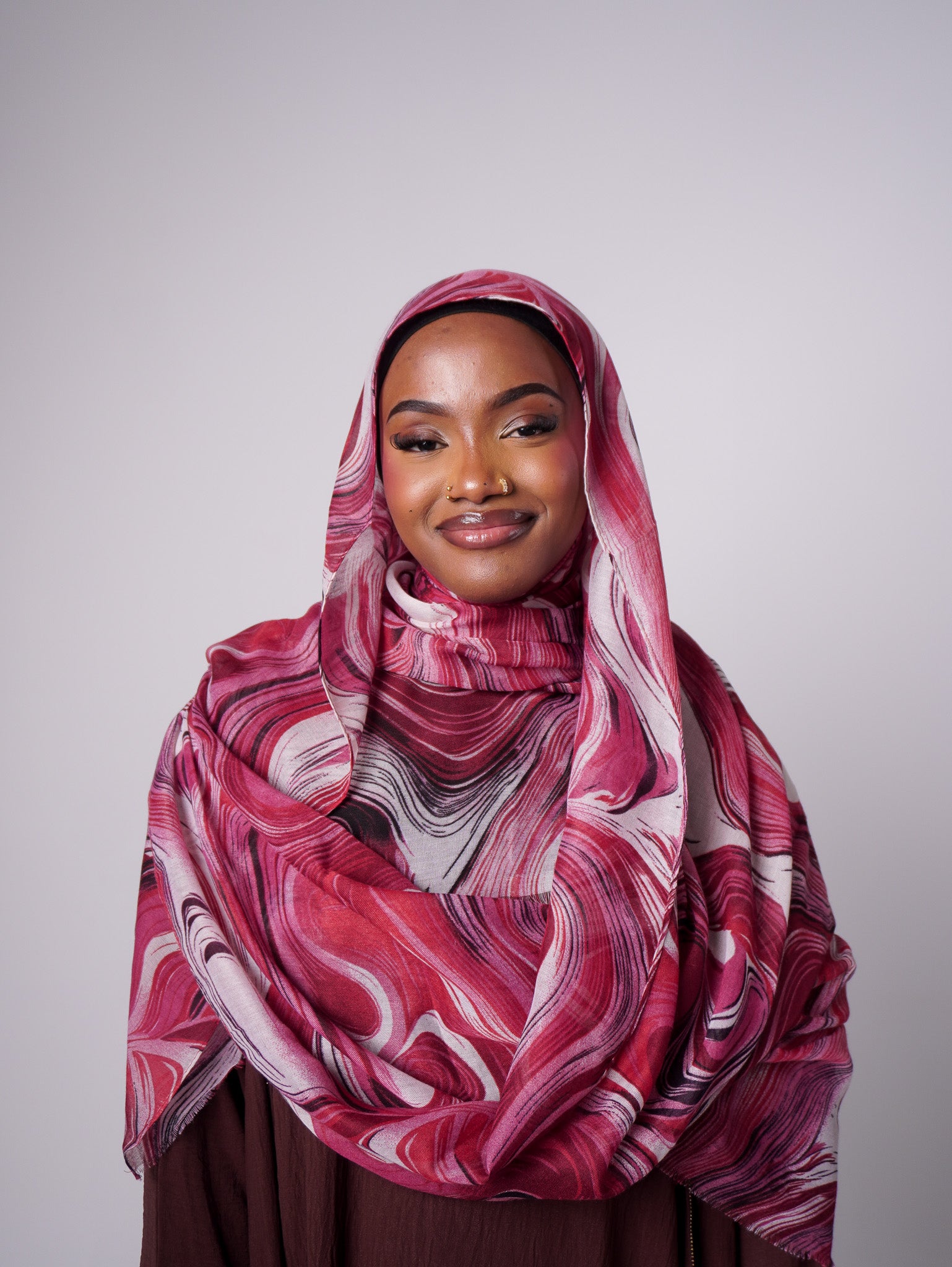 Astra Printed Planet Modal Hijab