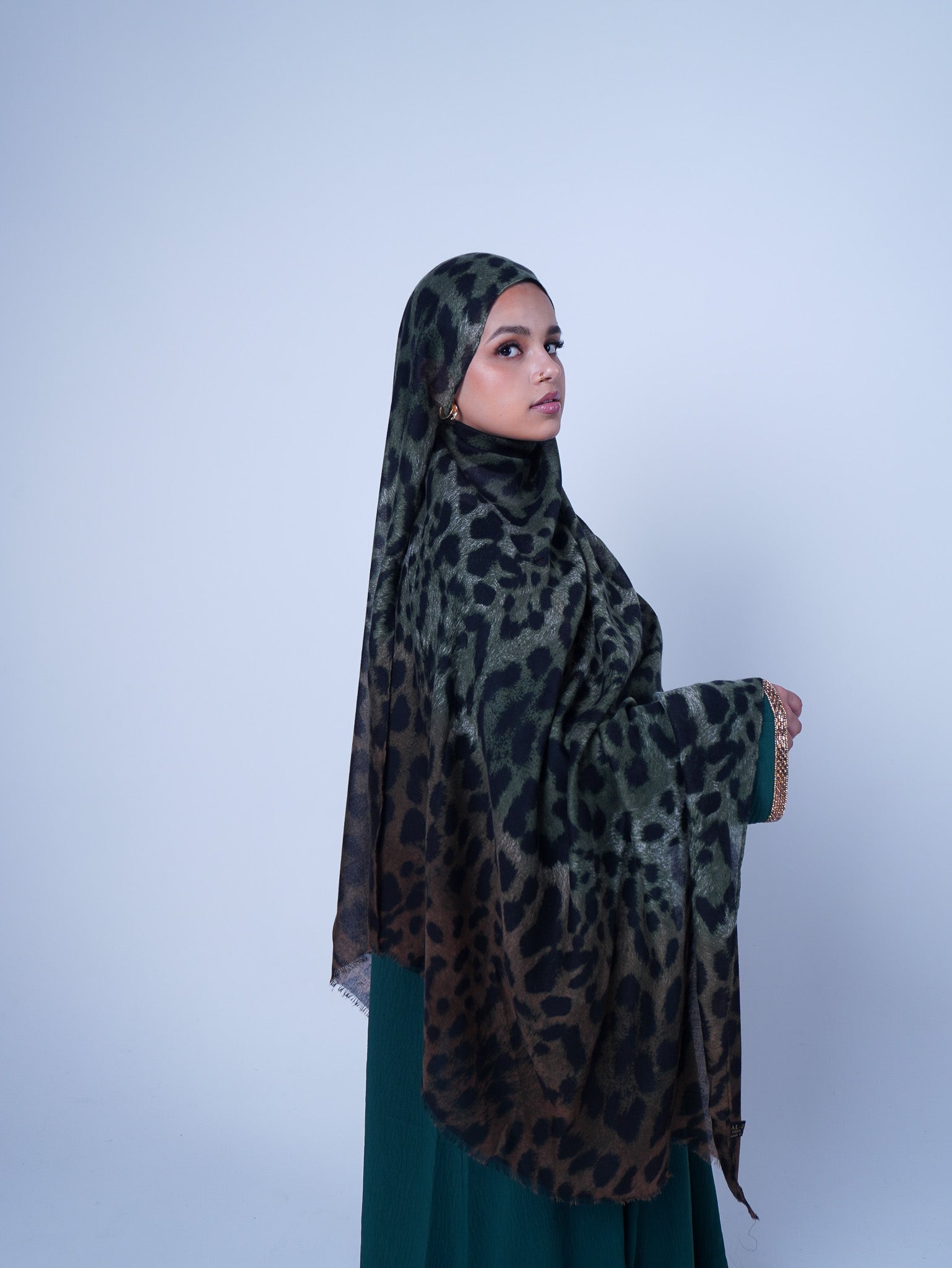 Jungle Mirage Printed Modal Hijab