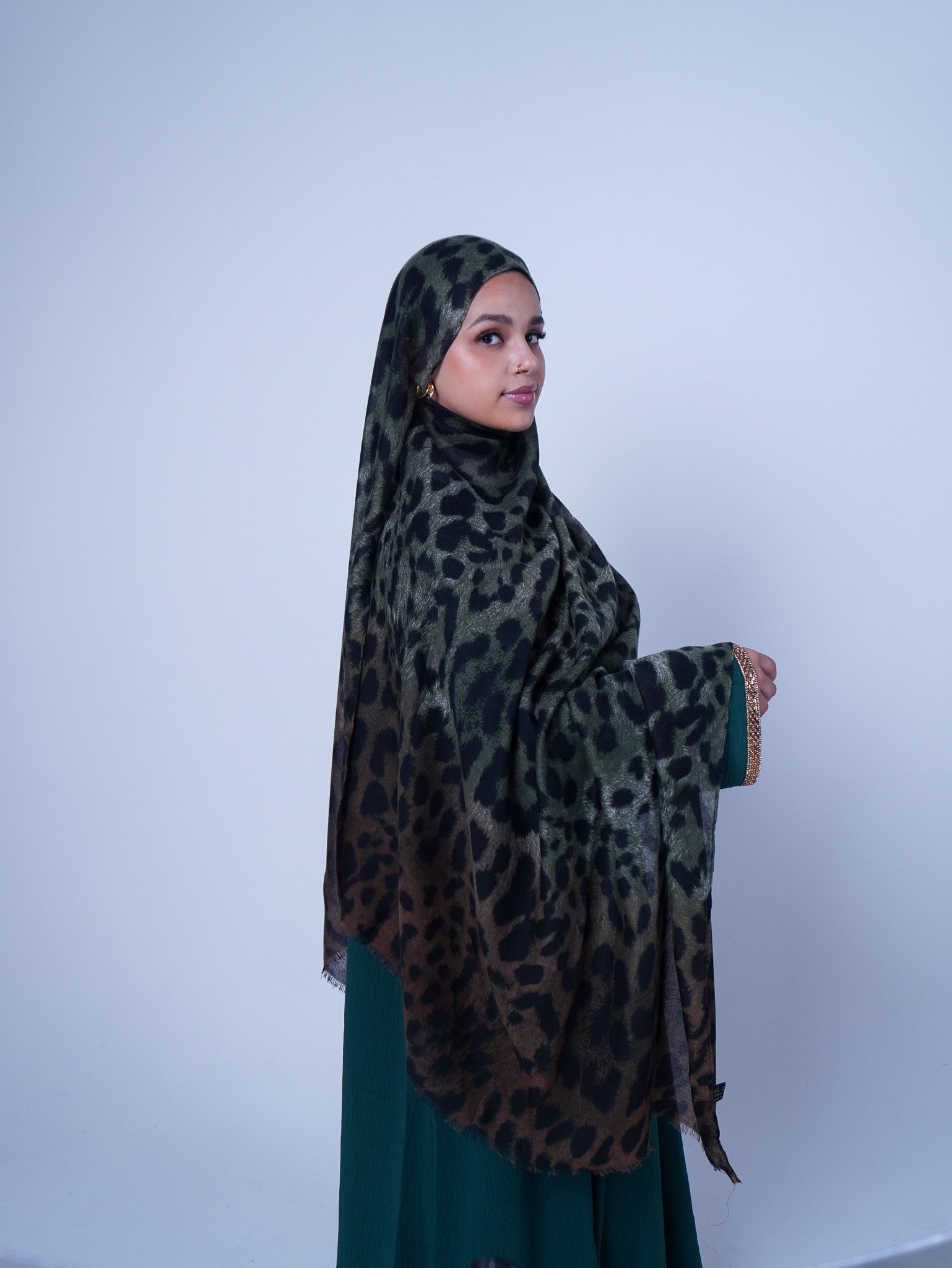Jungle Mirage Printed Modal Hijab