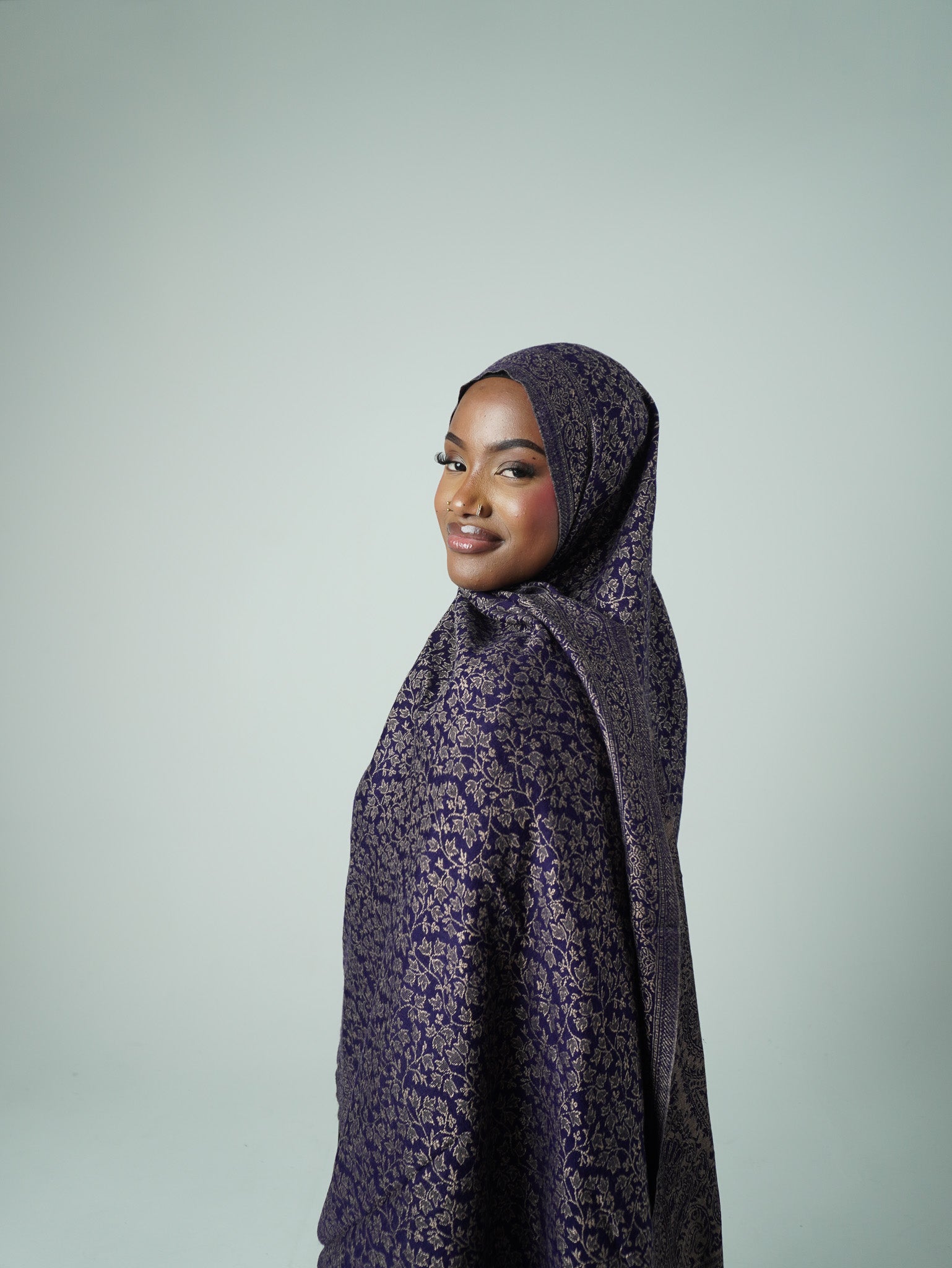 Royal Noir Pashmina