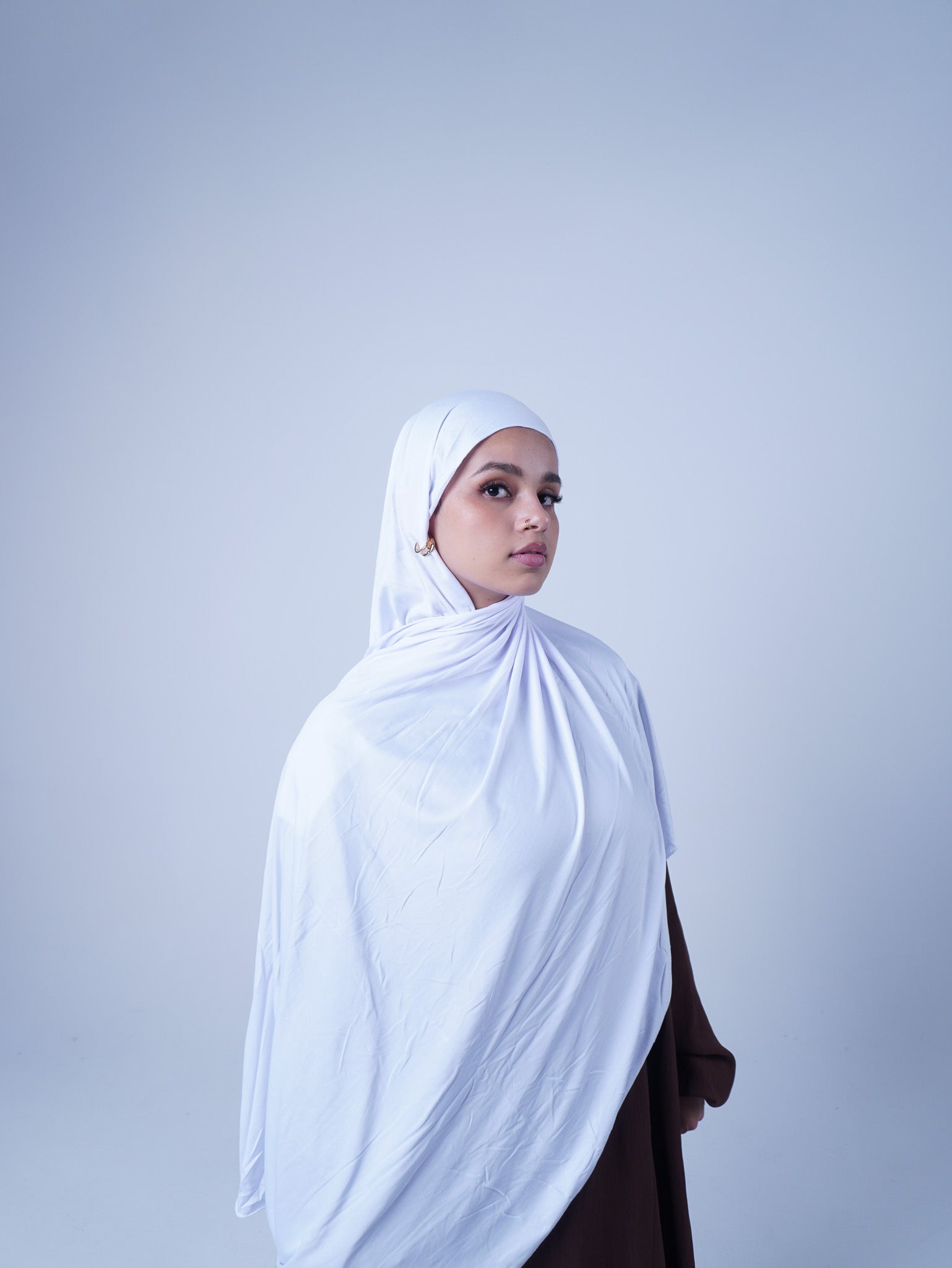 Flat Fit Cotton Jersey Hijab Soft & Stretchy