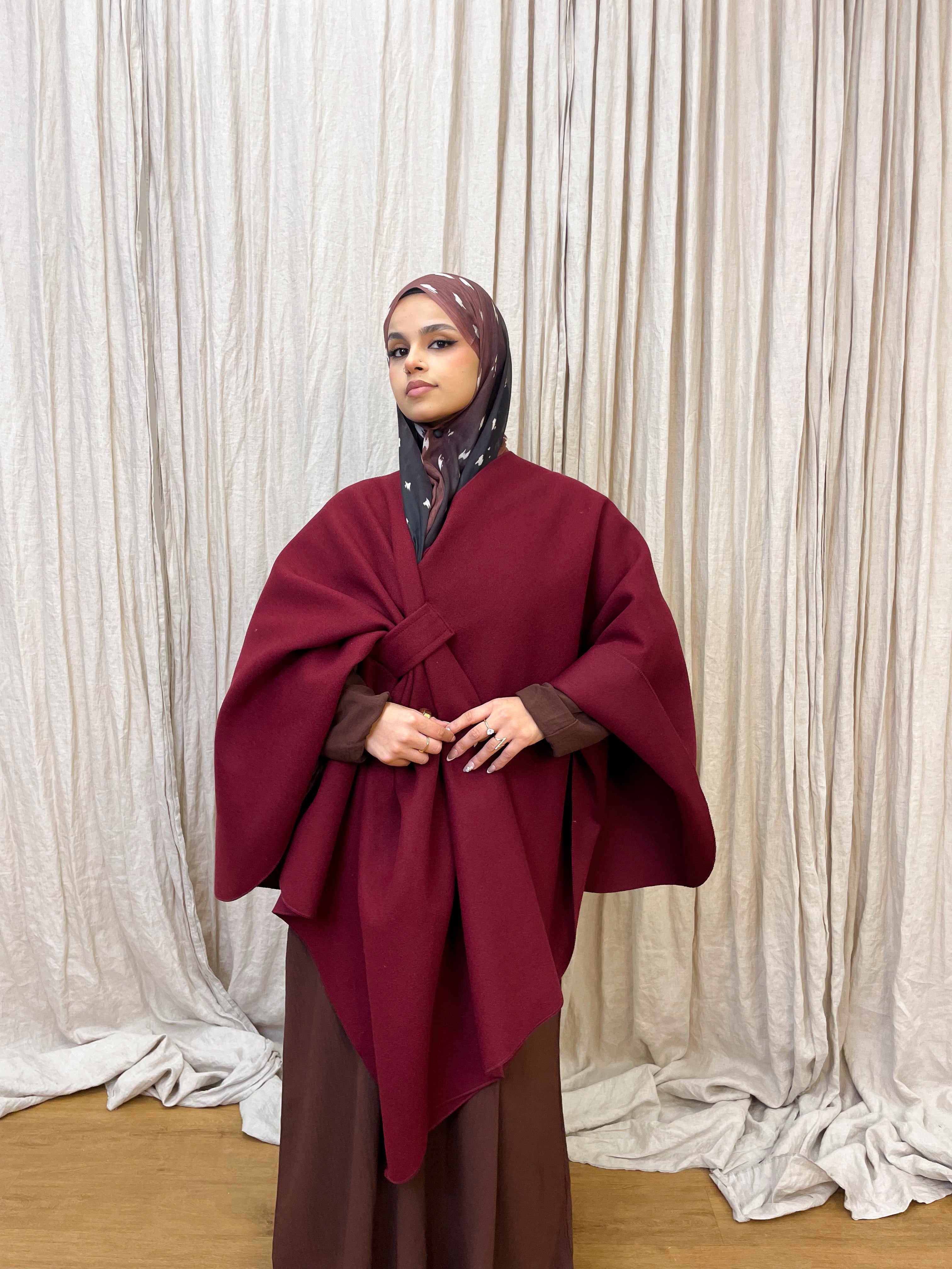 Side Wrap Kimono Cape Top