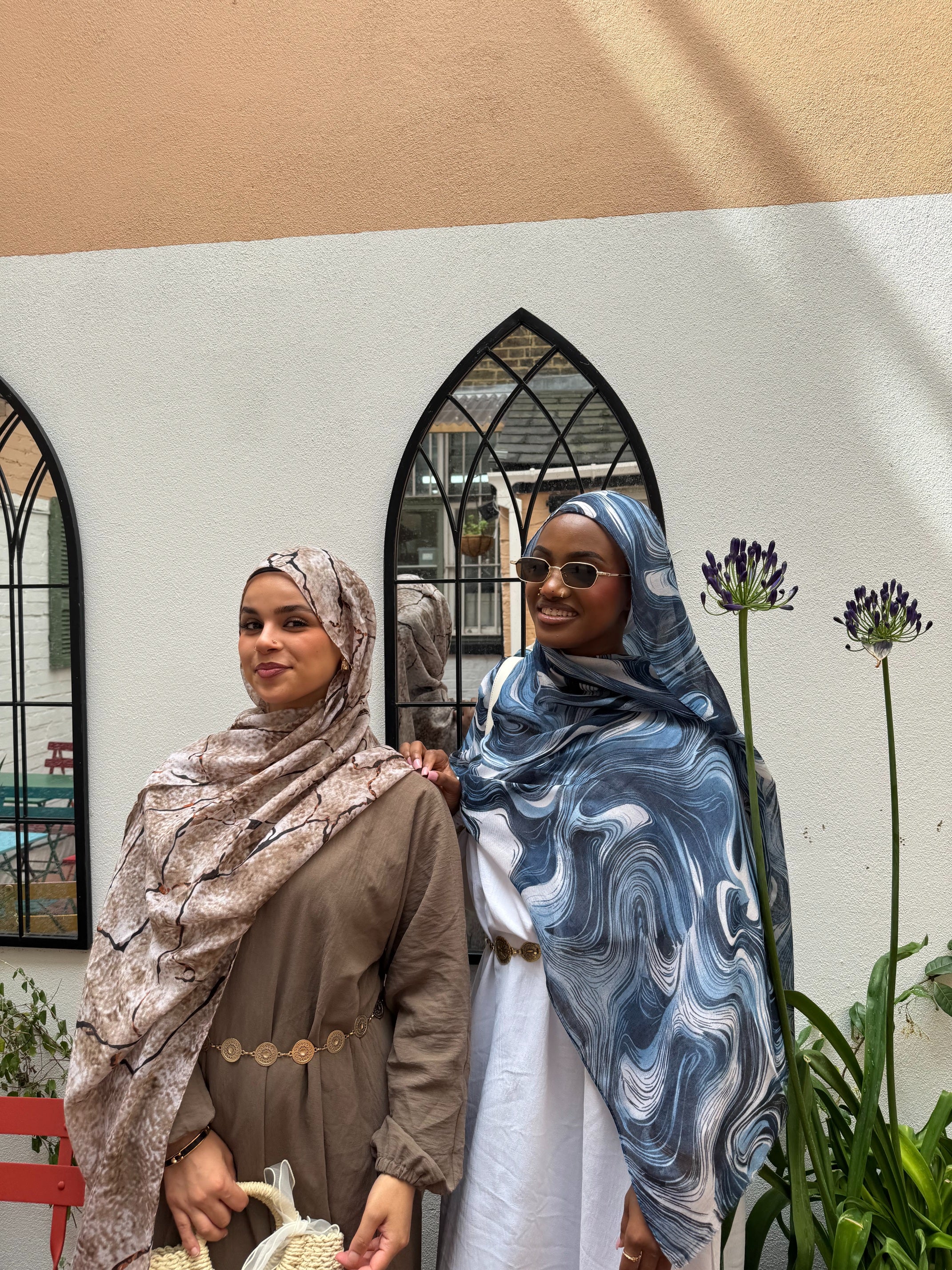 Neptune Printed Planet Modal Hijab