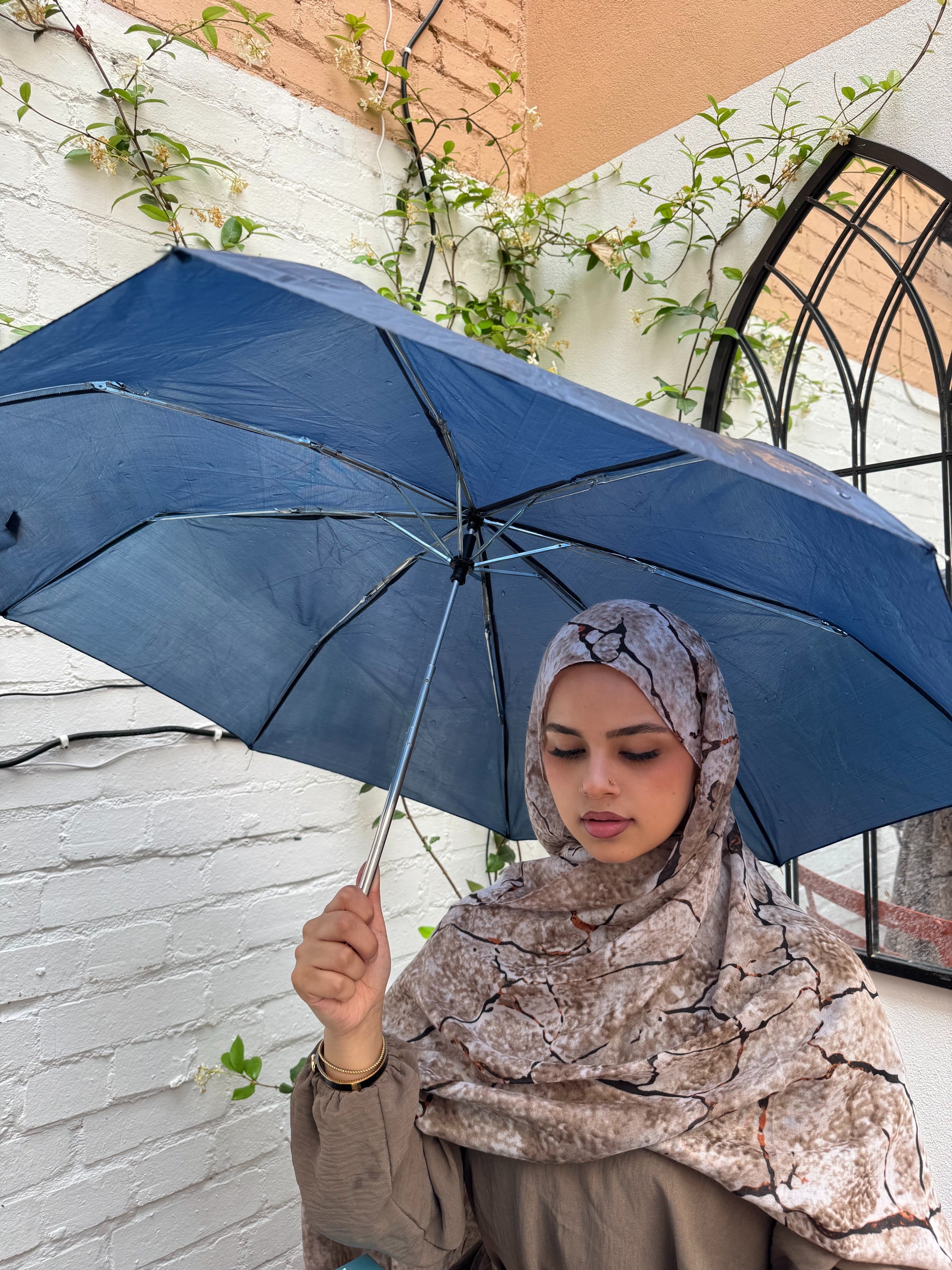 Granite Stone Printed Modal Hijab