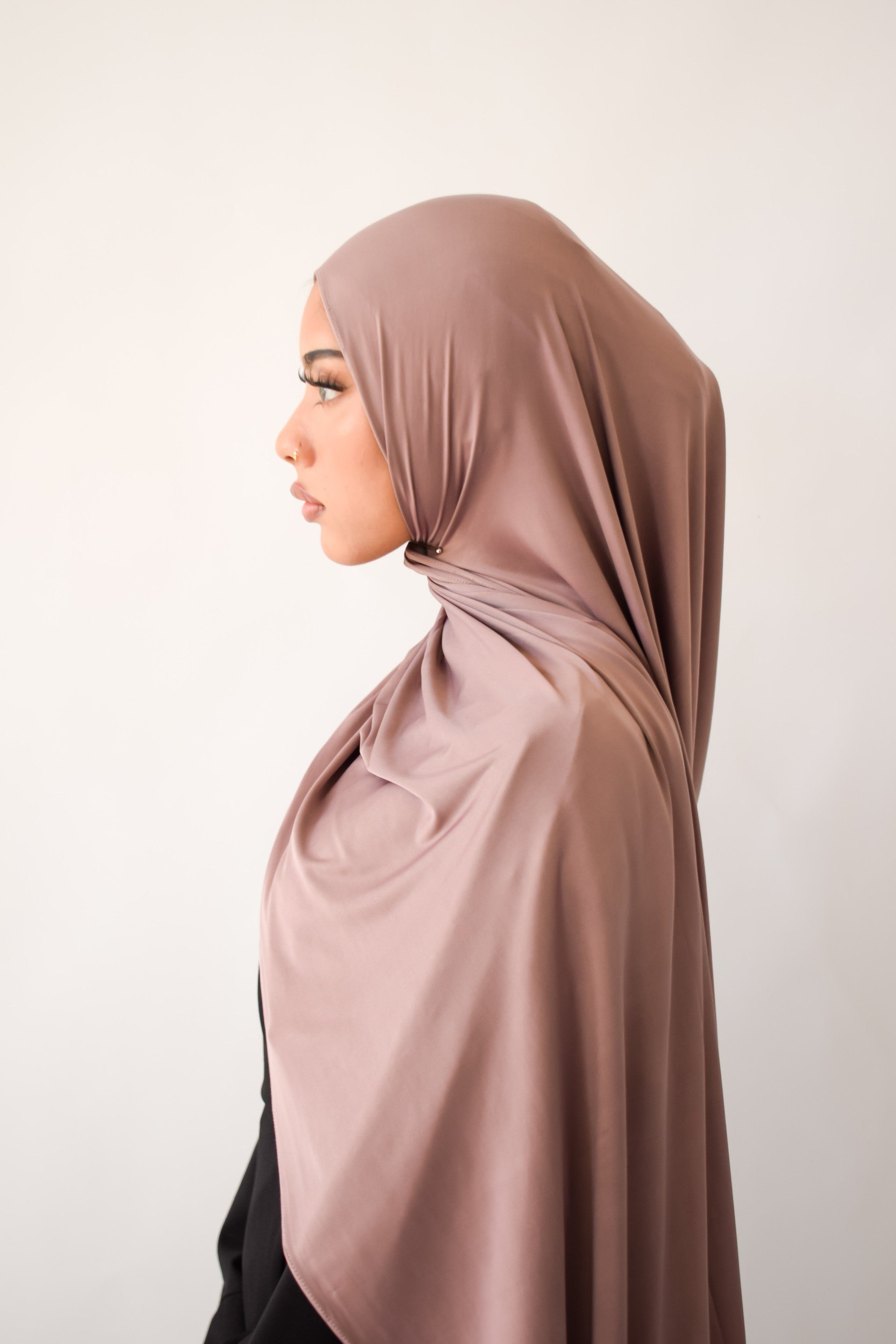 Taro soft liquid jersey hijab