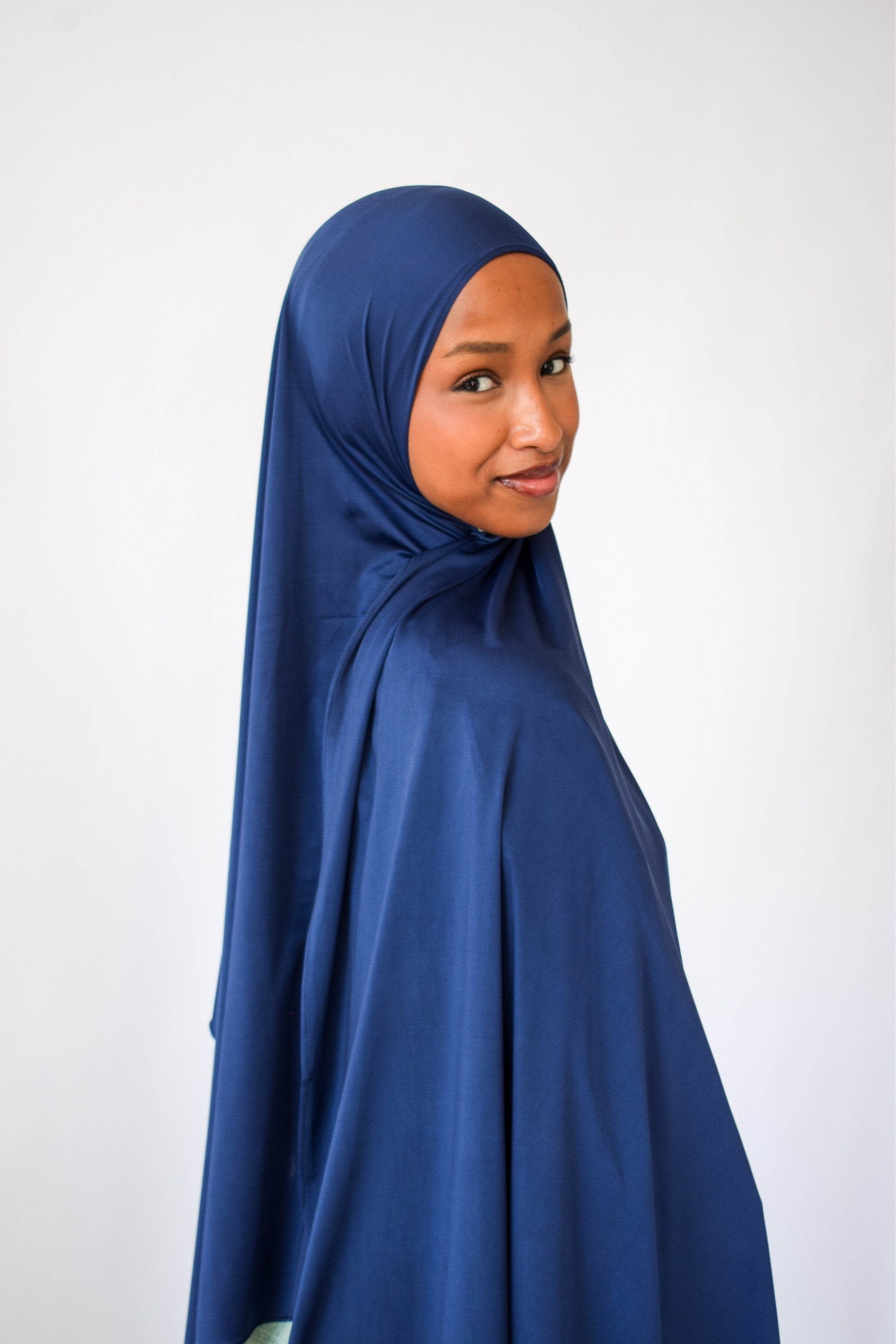 Ocean liquid jersey hijab