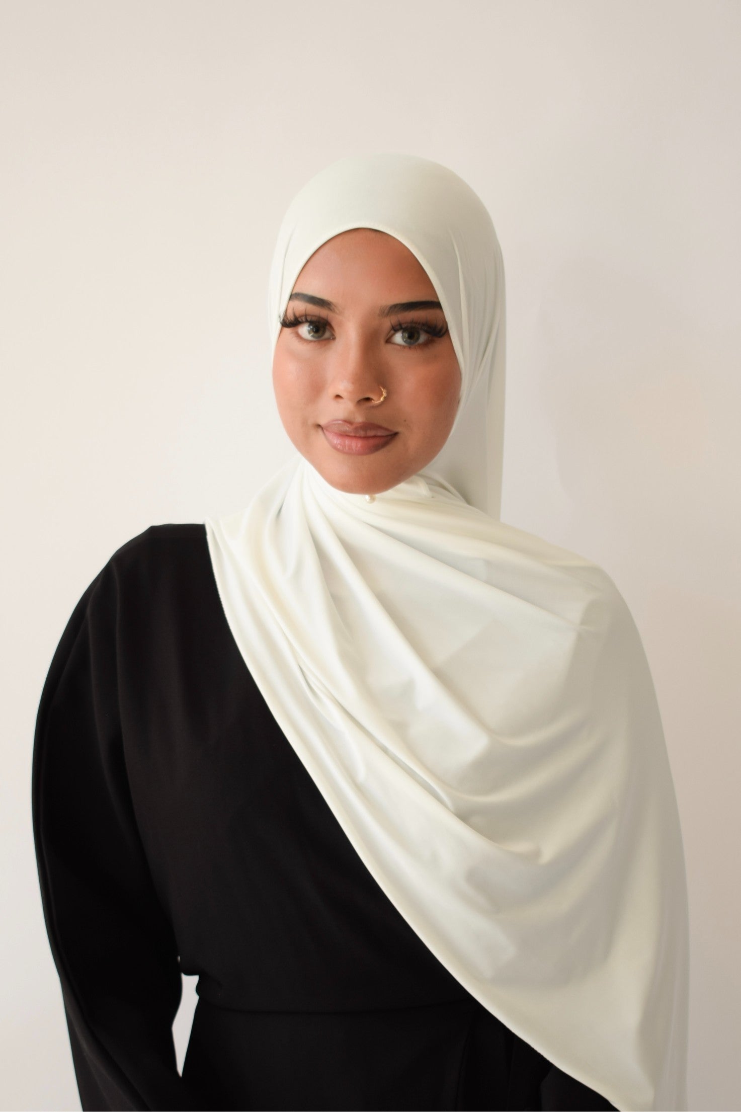 Milk liquid jersey hijab