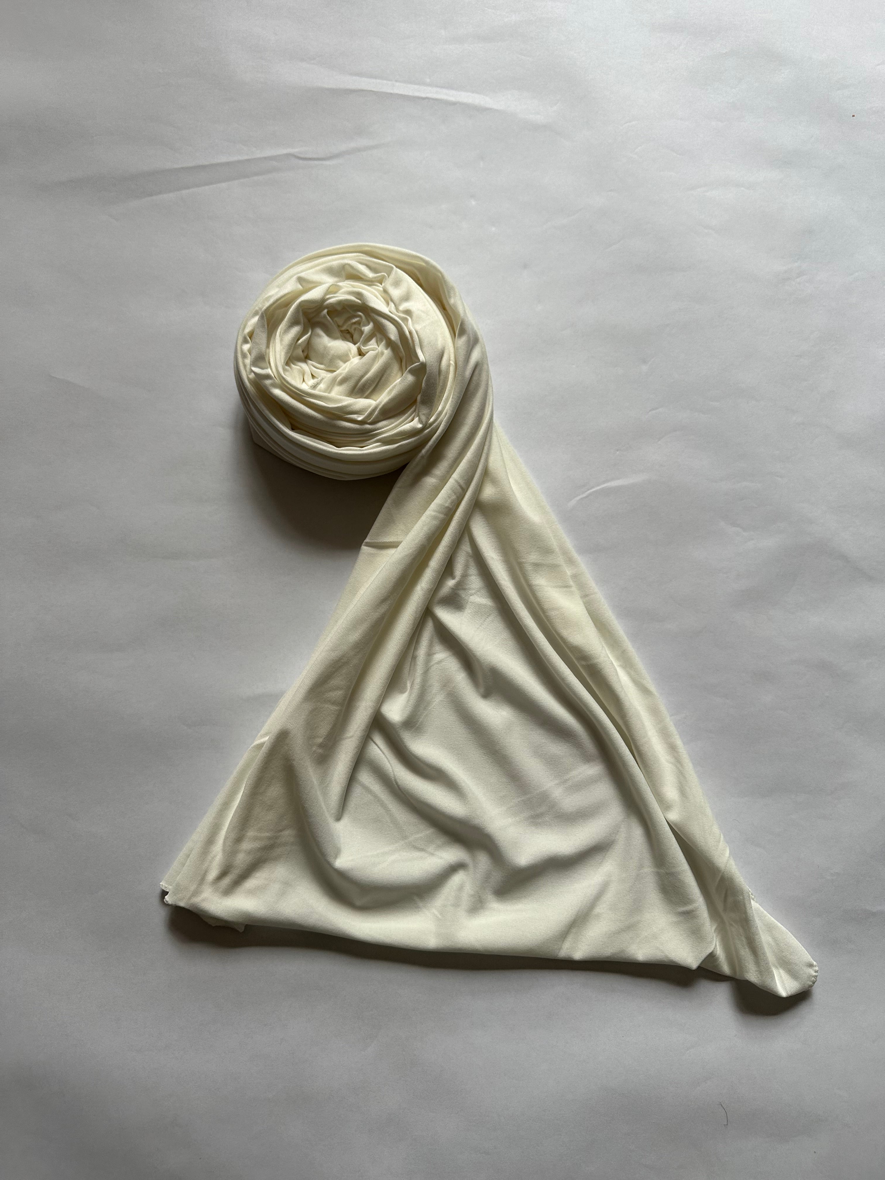 Off White Jersey Hijab