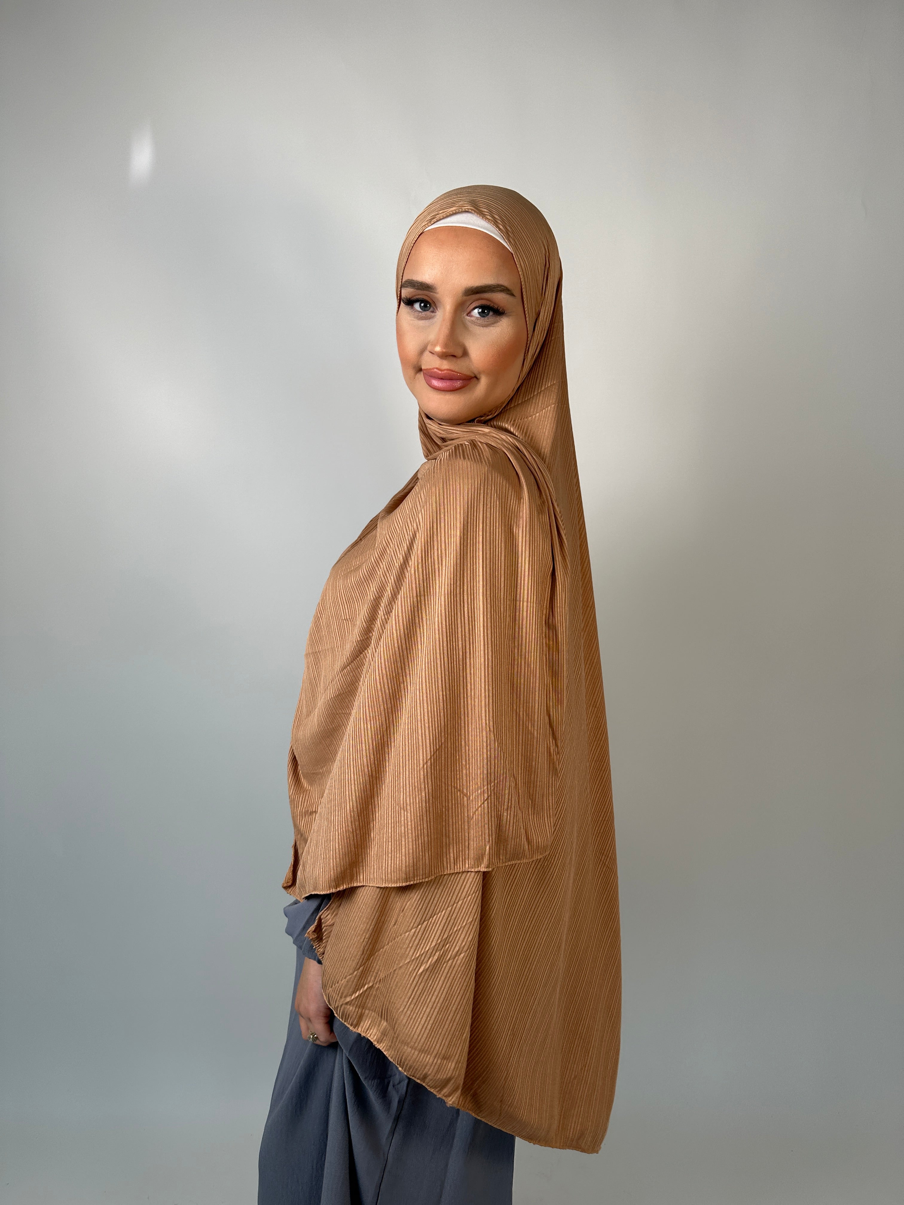 Ribbed Textured Jersey Hijab