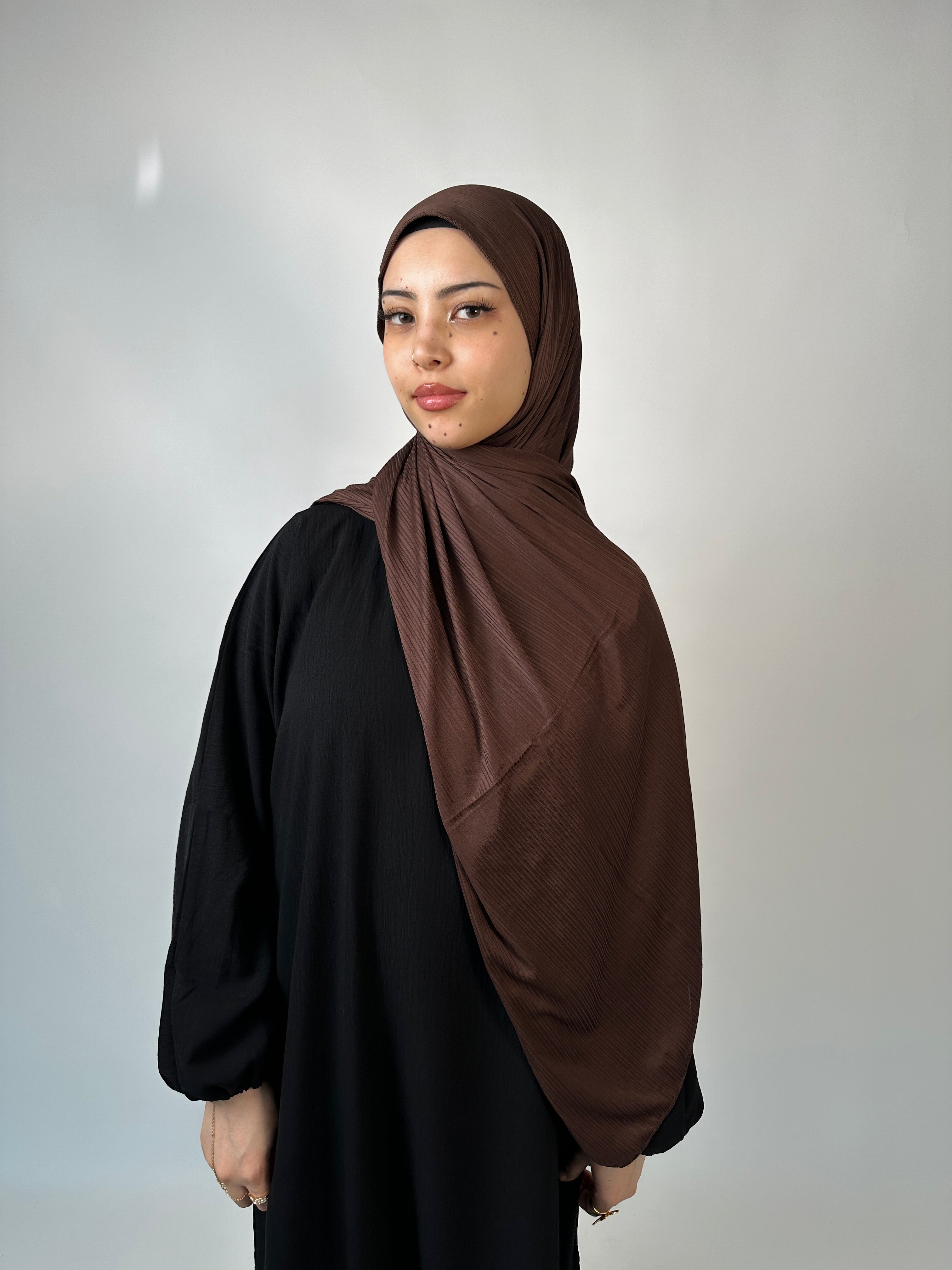 Ribbed Textured Jersey Hijab
