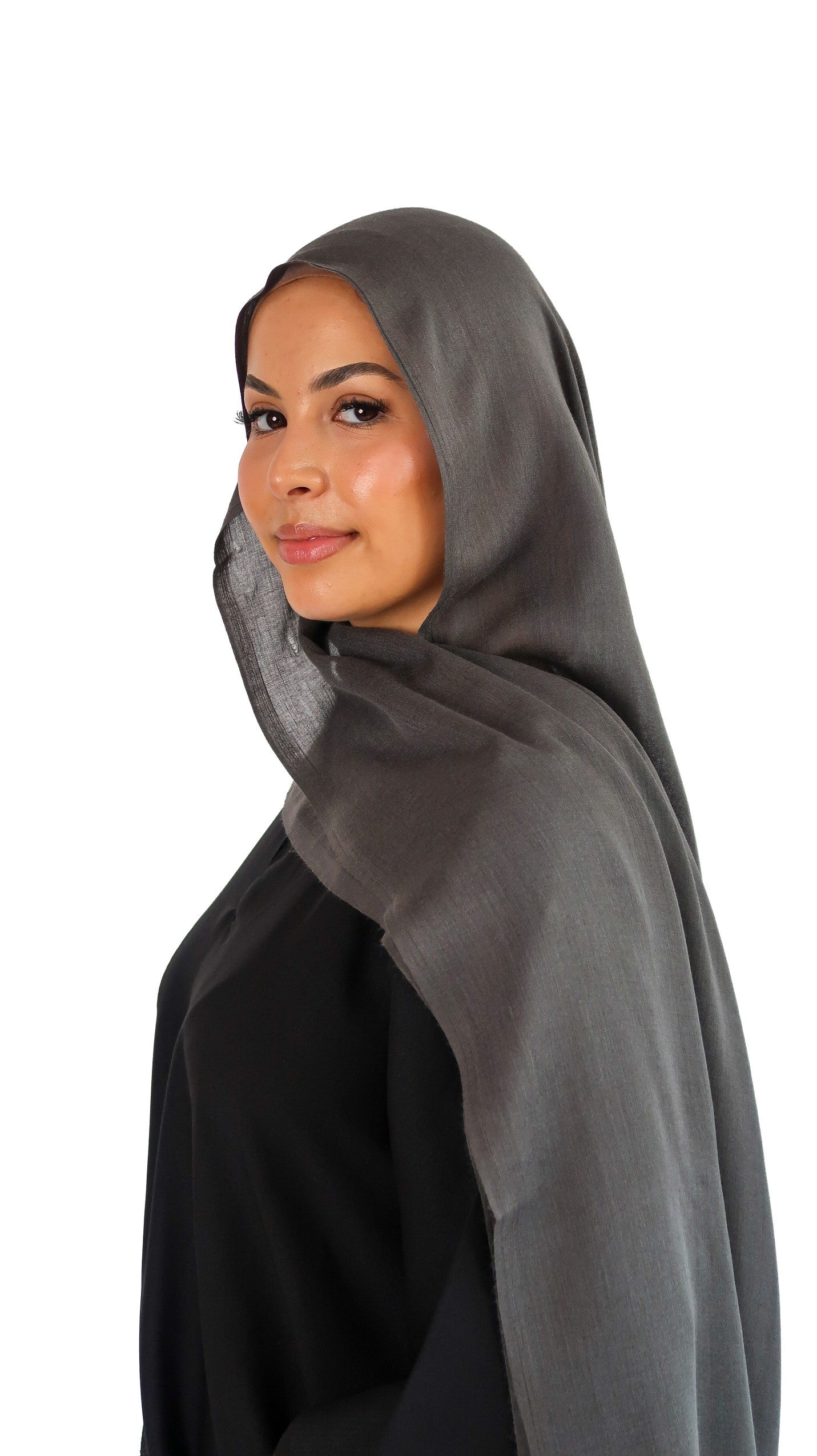 Charcoal Premium Soft Modal Hijab