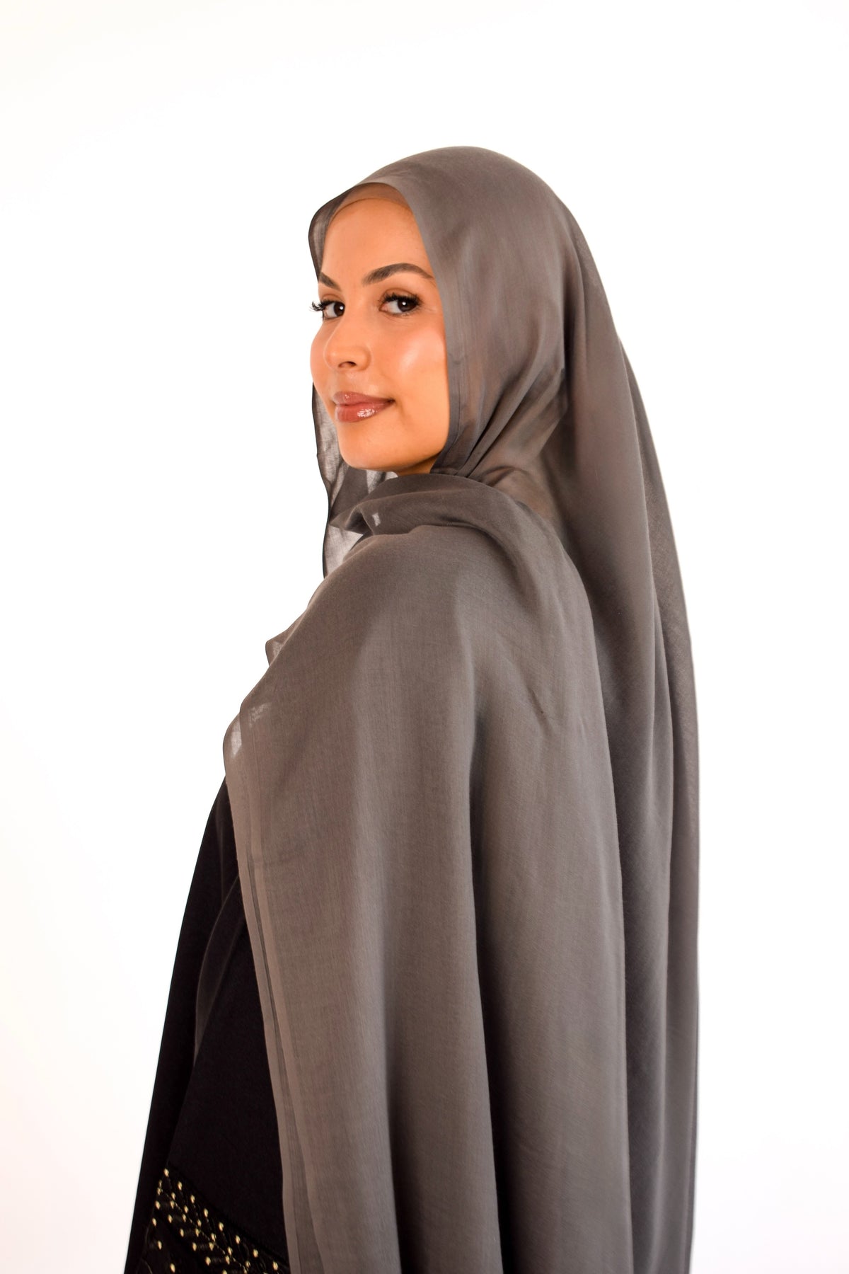 Charcoal Premium Soft Modal Hijab
