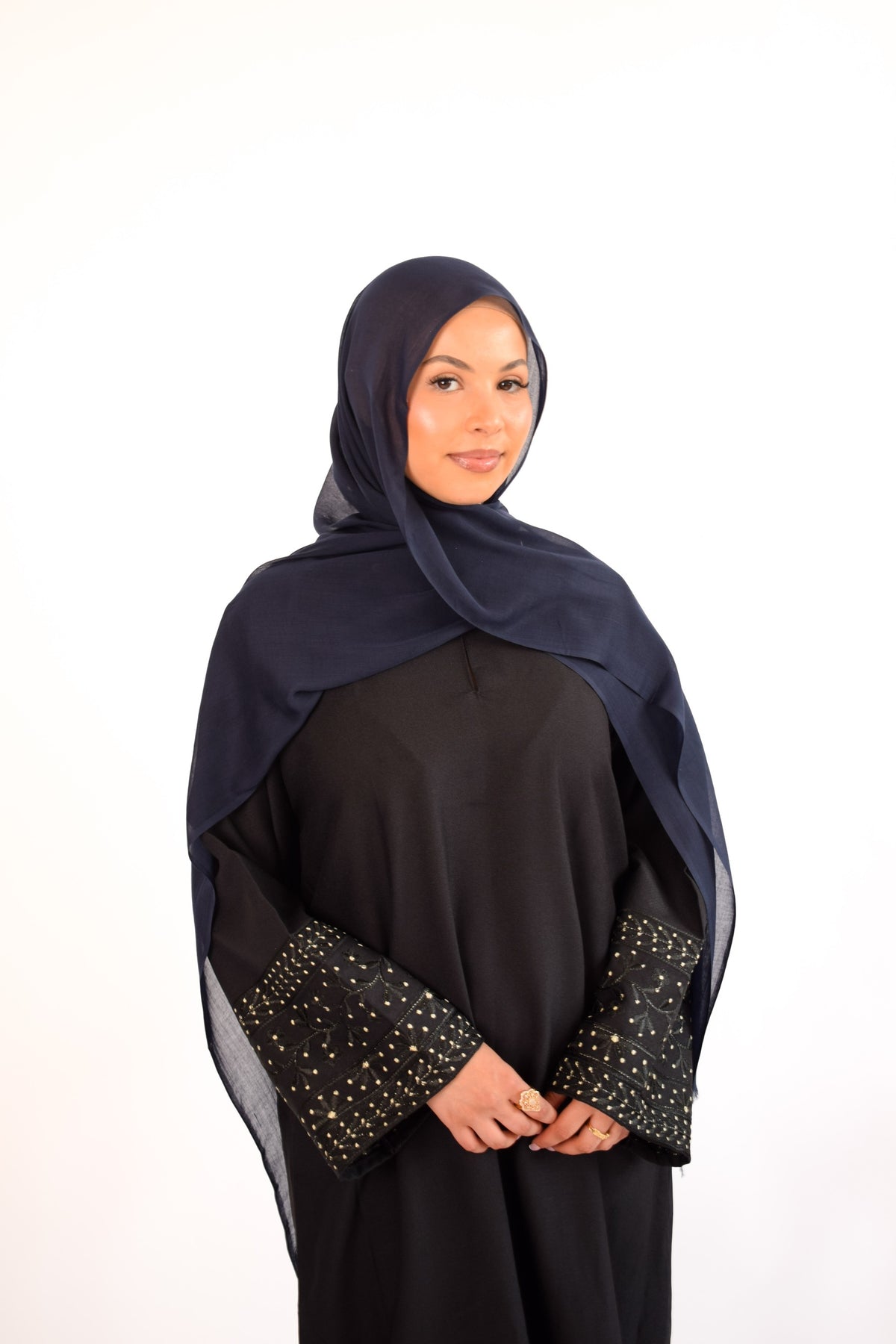 Navy Premium Soft Modal Hijab