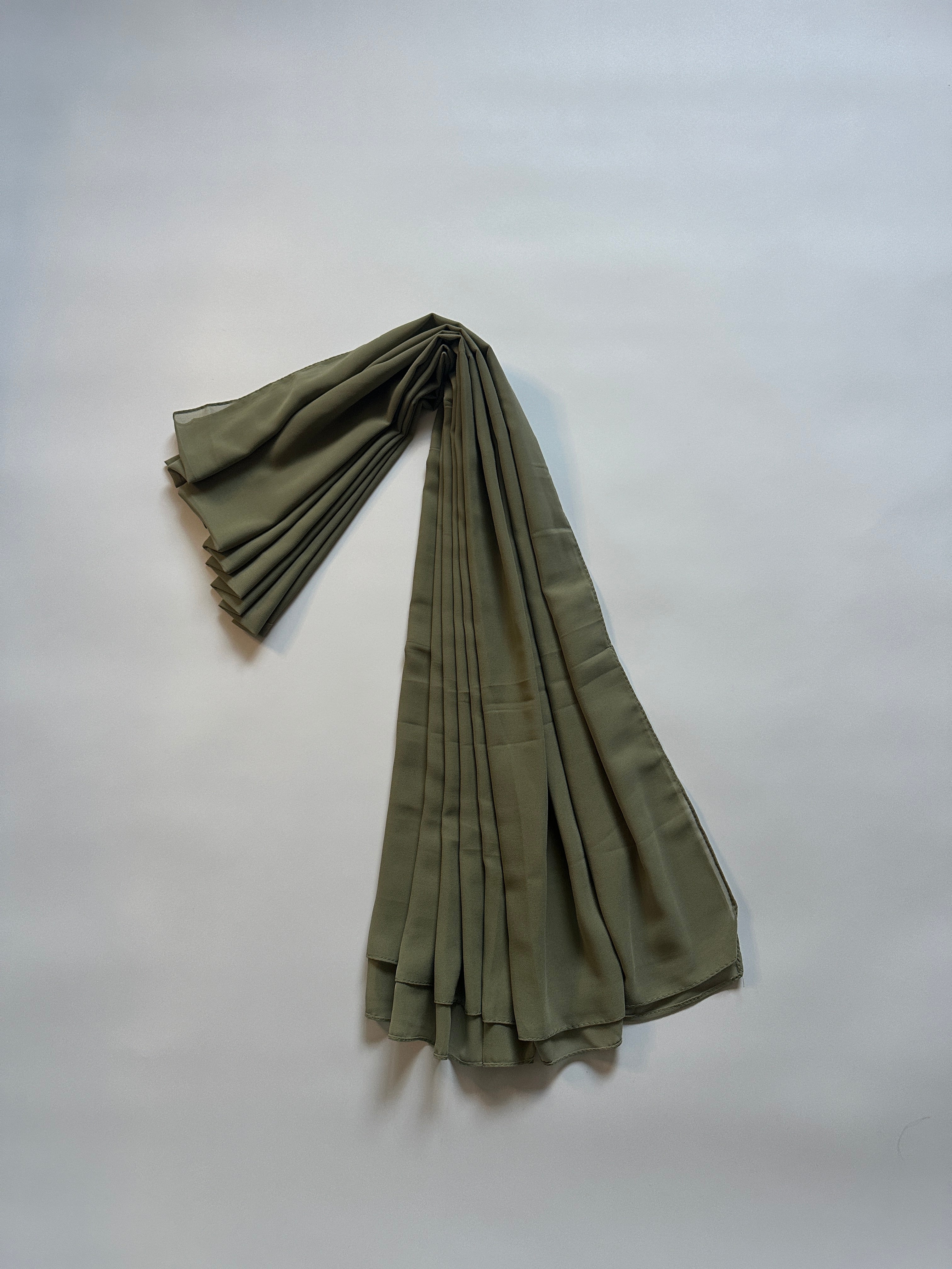 Chiffon Hijab - Moss