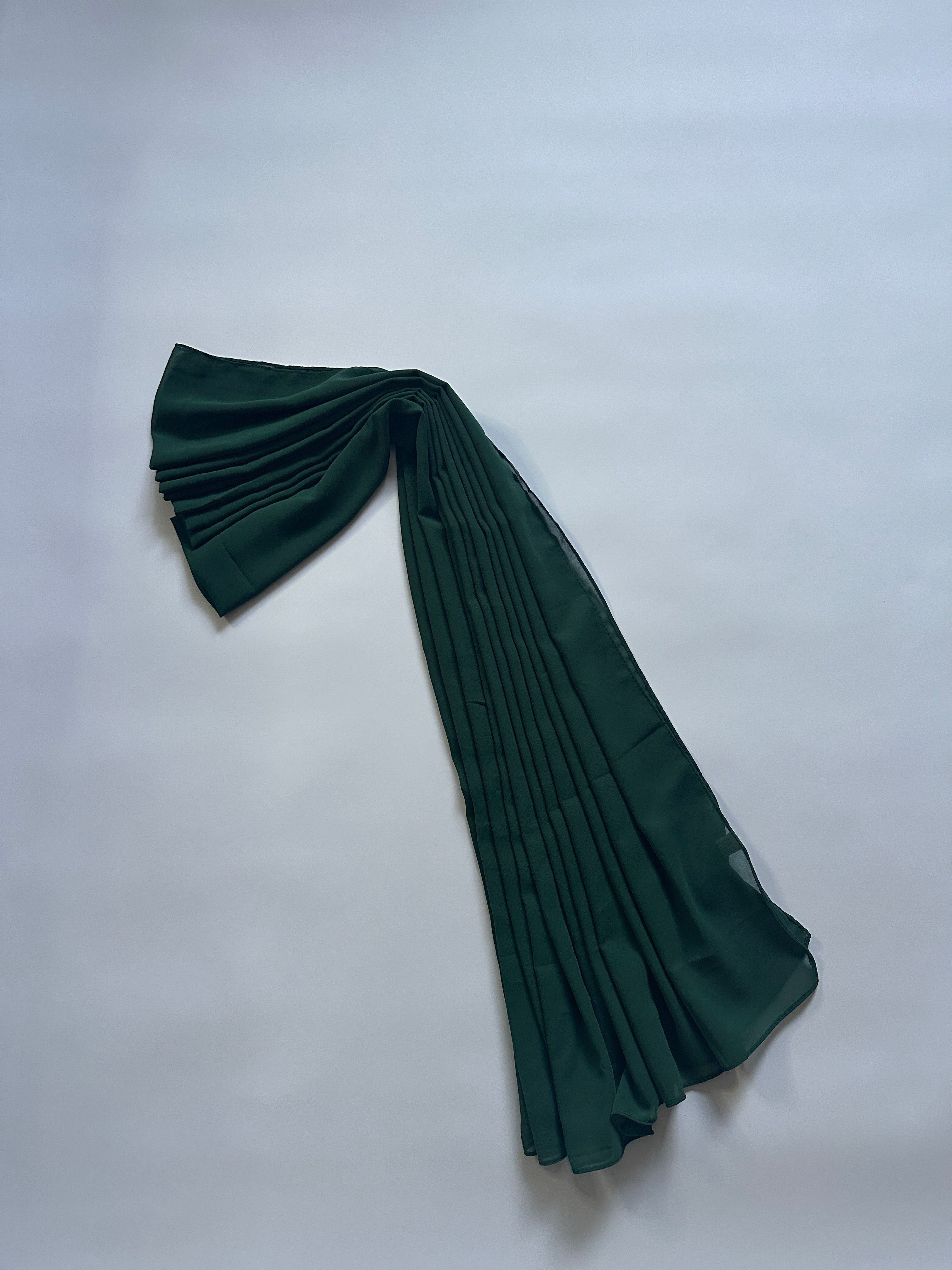 Chiffon Hijab - Forest Green