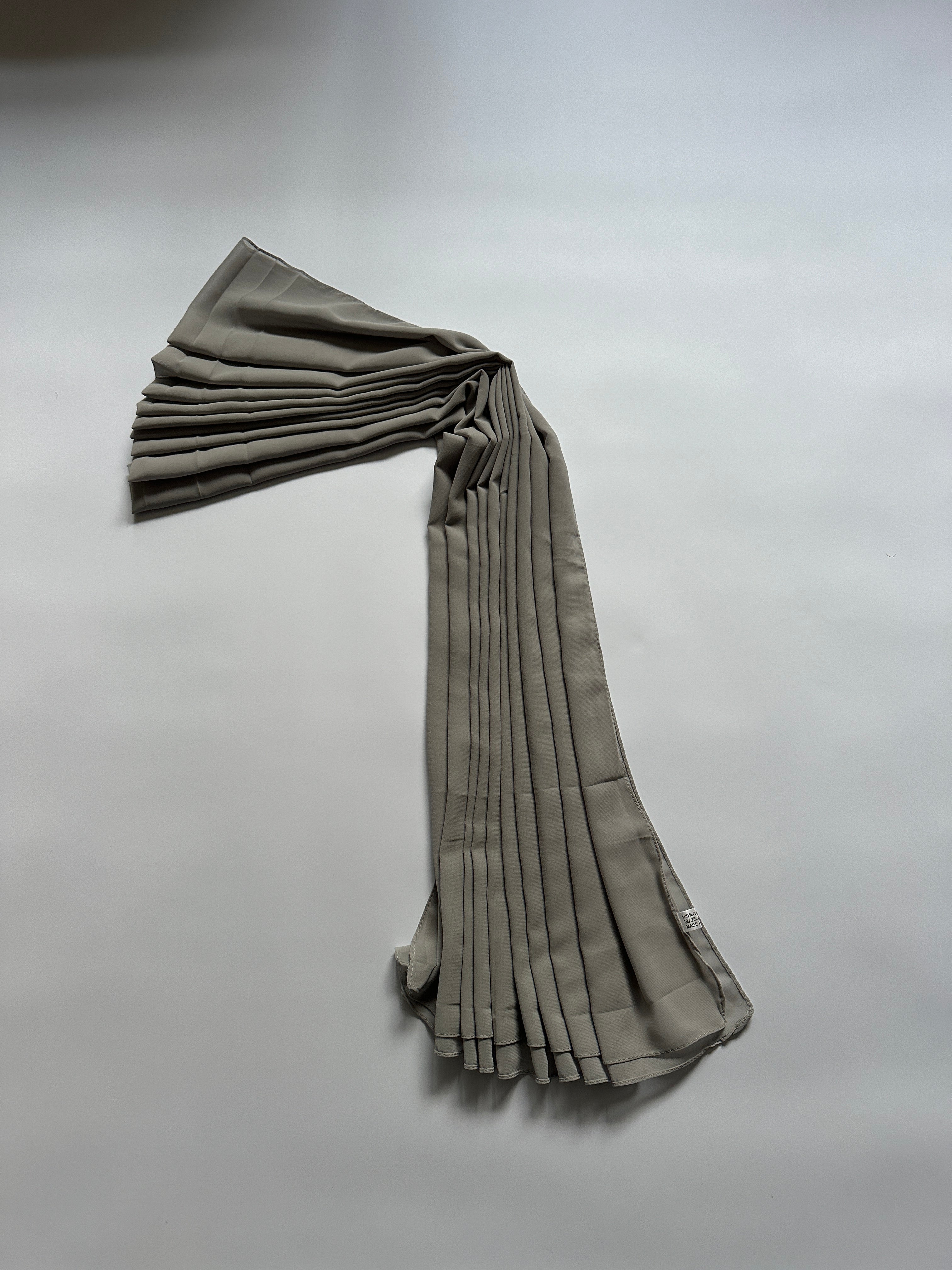 Chiffon Hijab - Light Grey