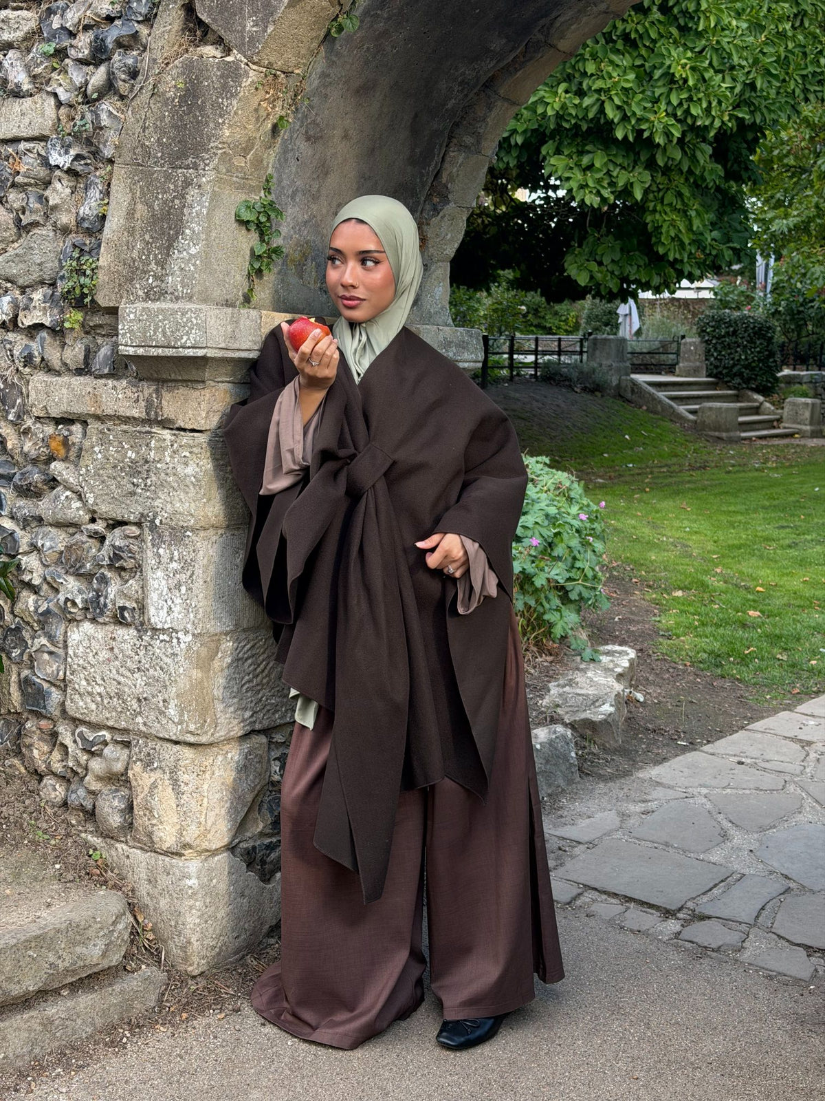 Side Wrap Kimono Cape Top