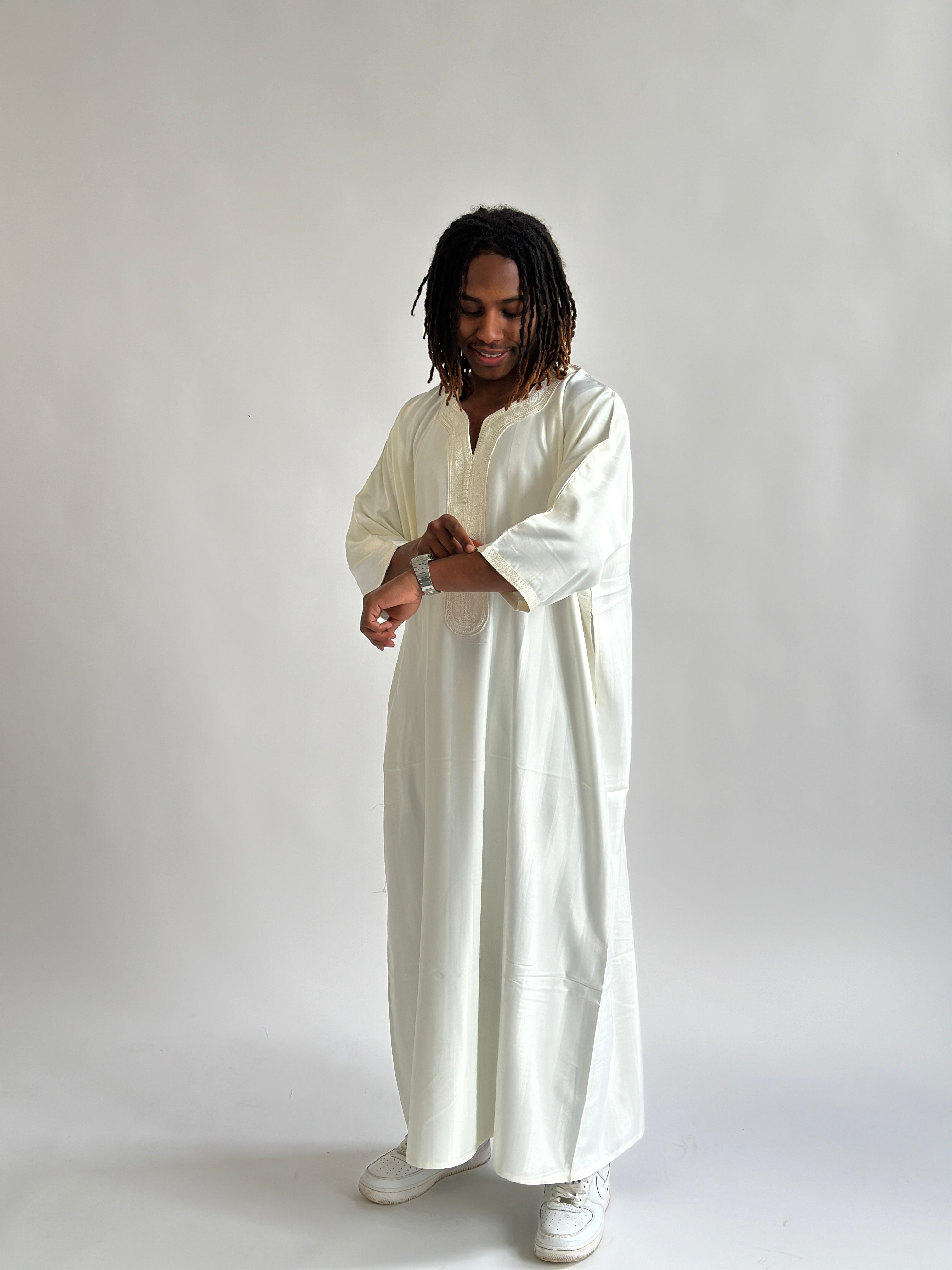 Moroccan Thobes Off White