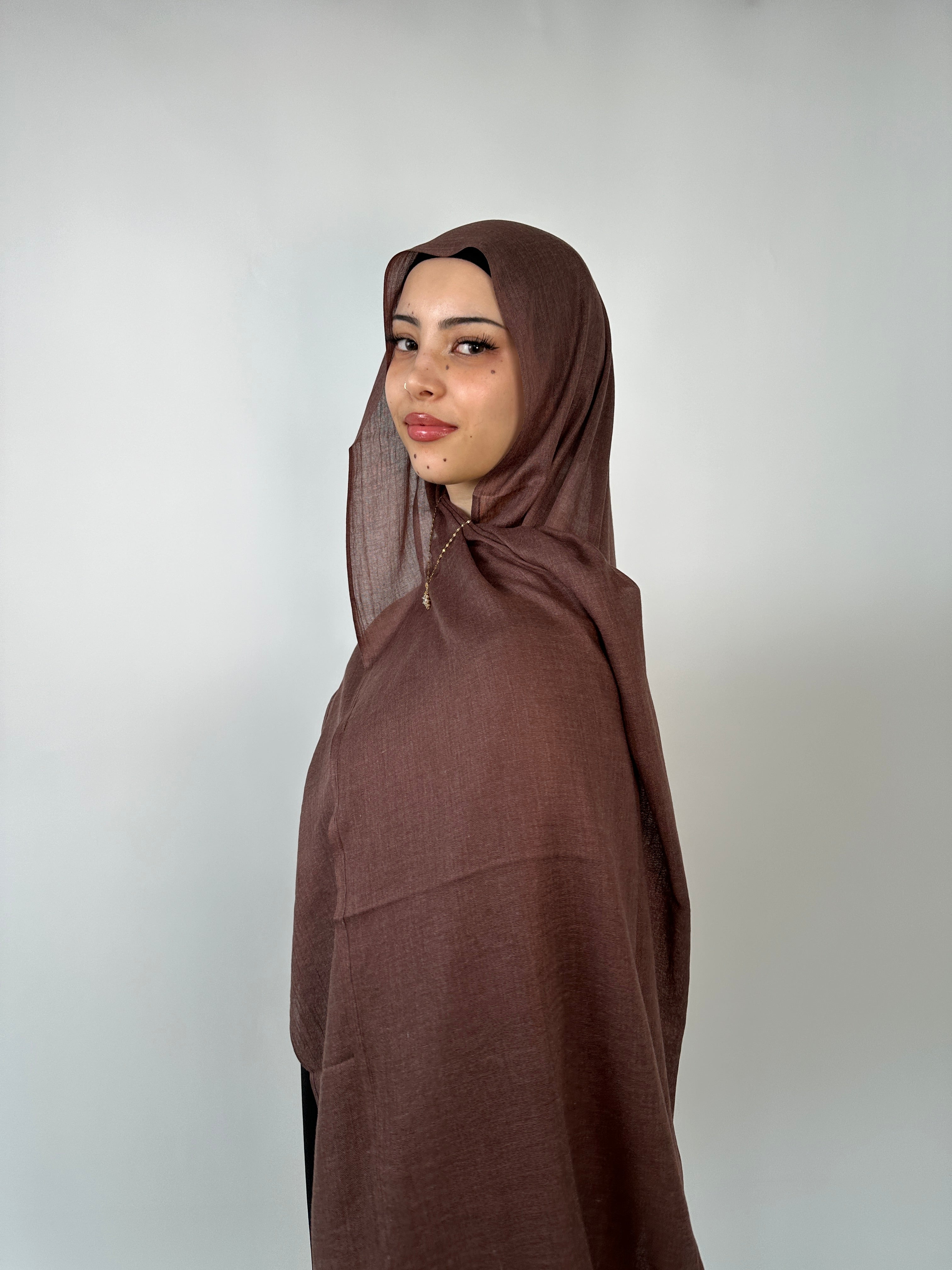 Brown Premium Soft Modal Hijab