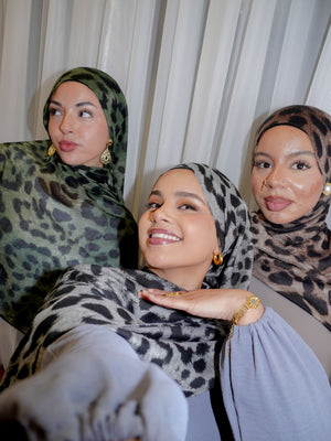 Leopard Ombre Modal Hijab