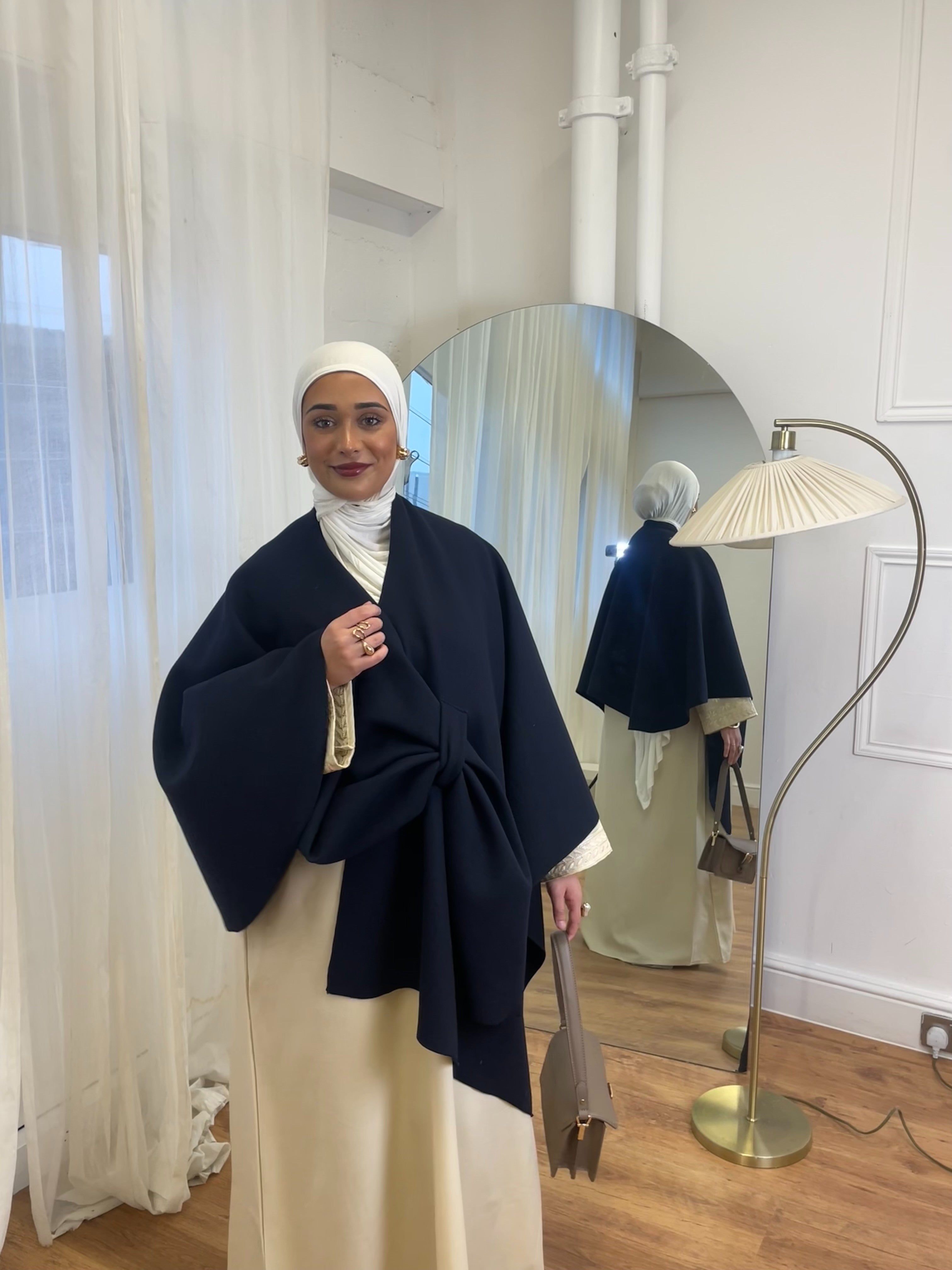 Side Wrap Kimono Cape Top