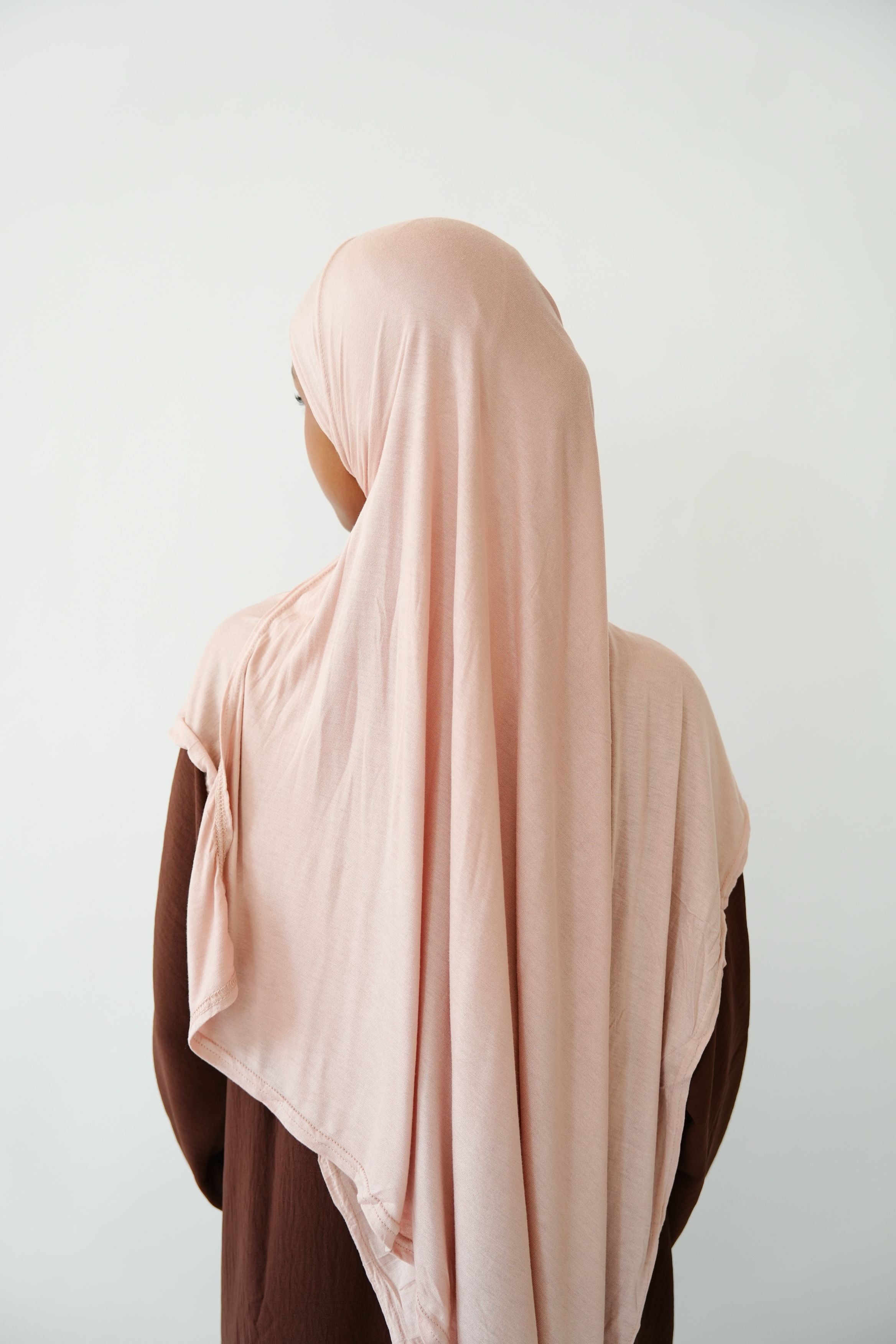 Emirati Premium Jersey Hijab Rose pink