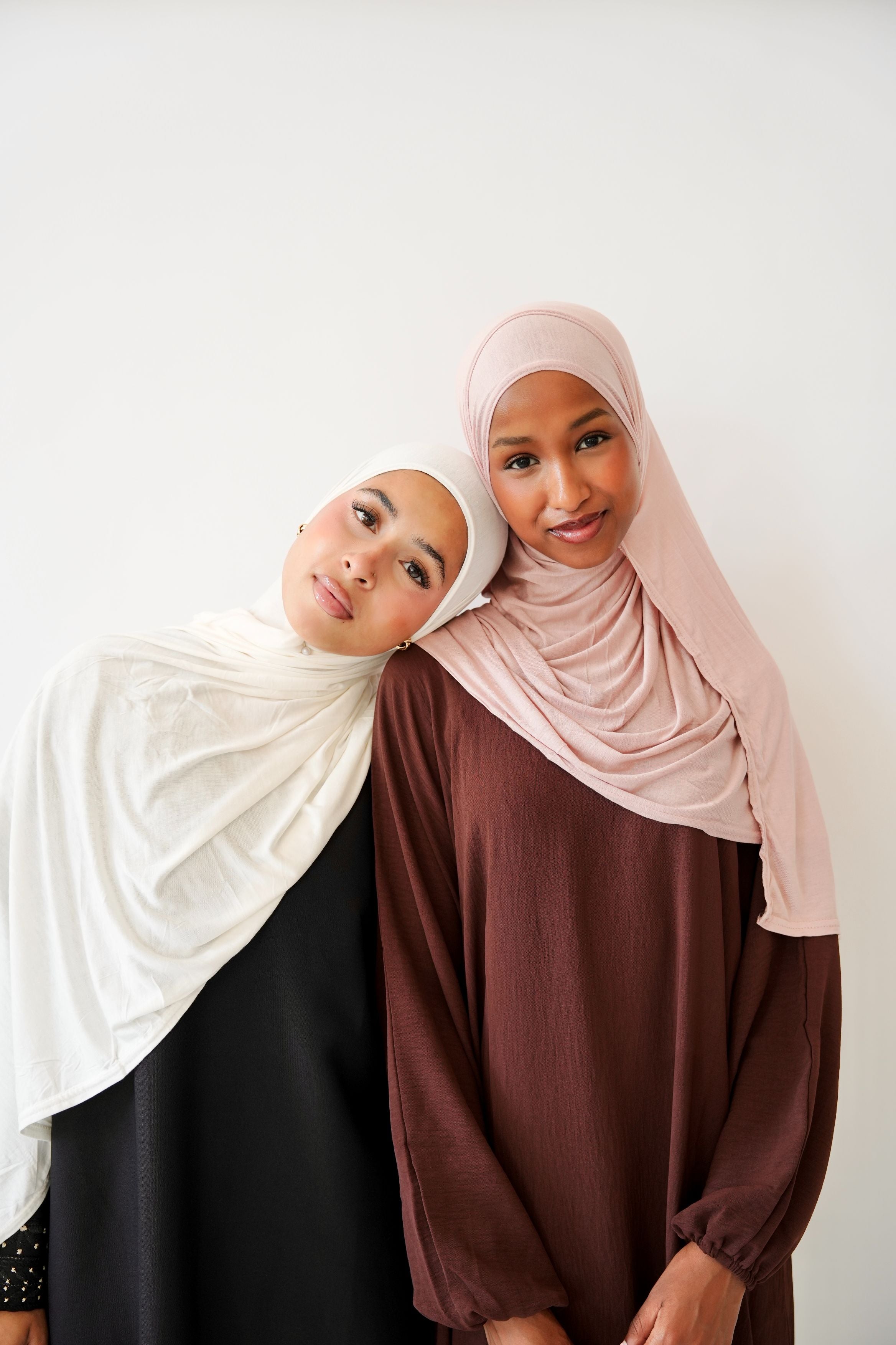 Emirati Premium Jersey Hijab Rose pink