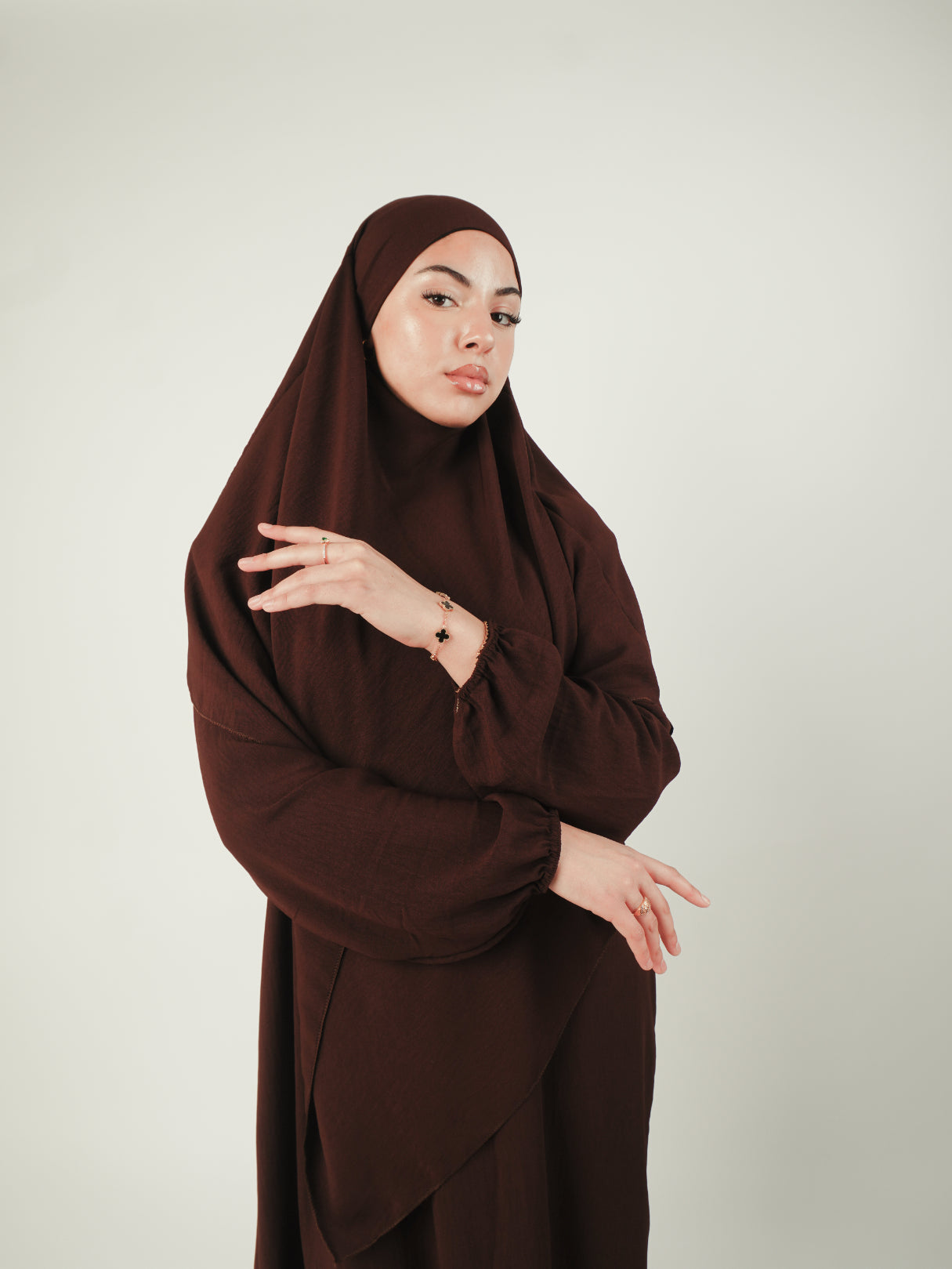 Khimar Set Chocolate Brown