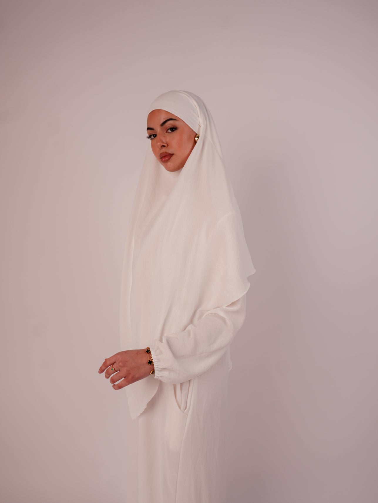 Khimar Set White