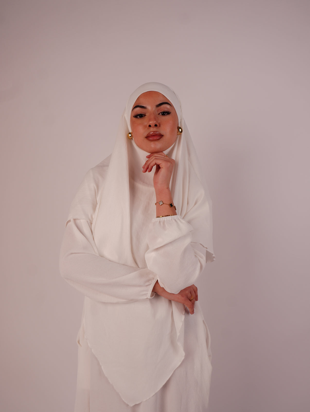 Khimar Set White