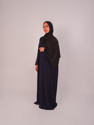 Plain Closed Abaya Navy