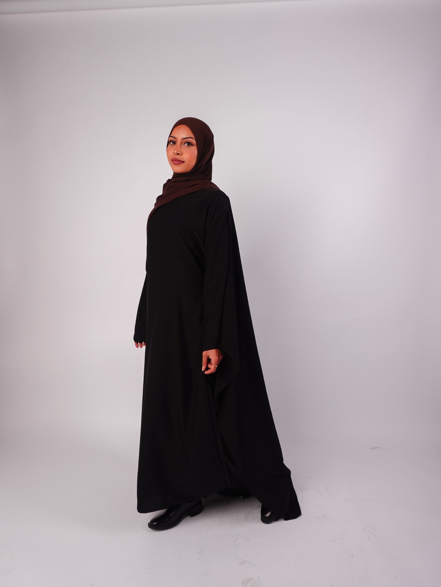 Butterfly Abaya Black