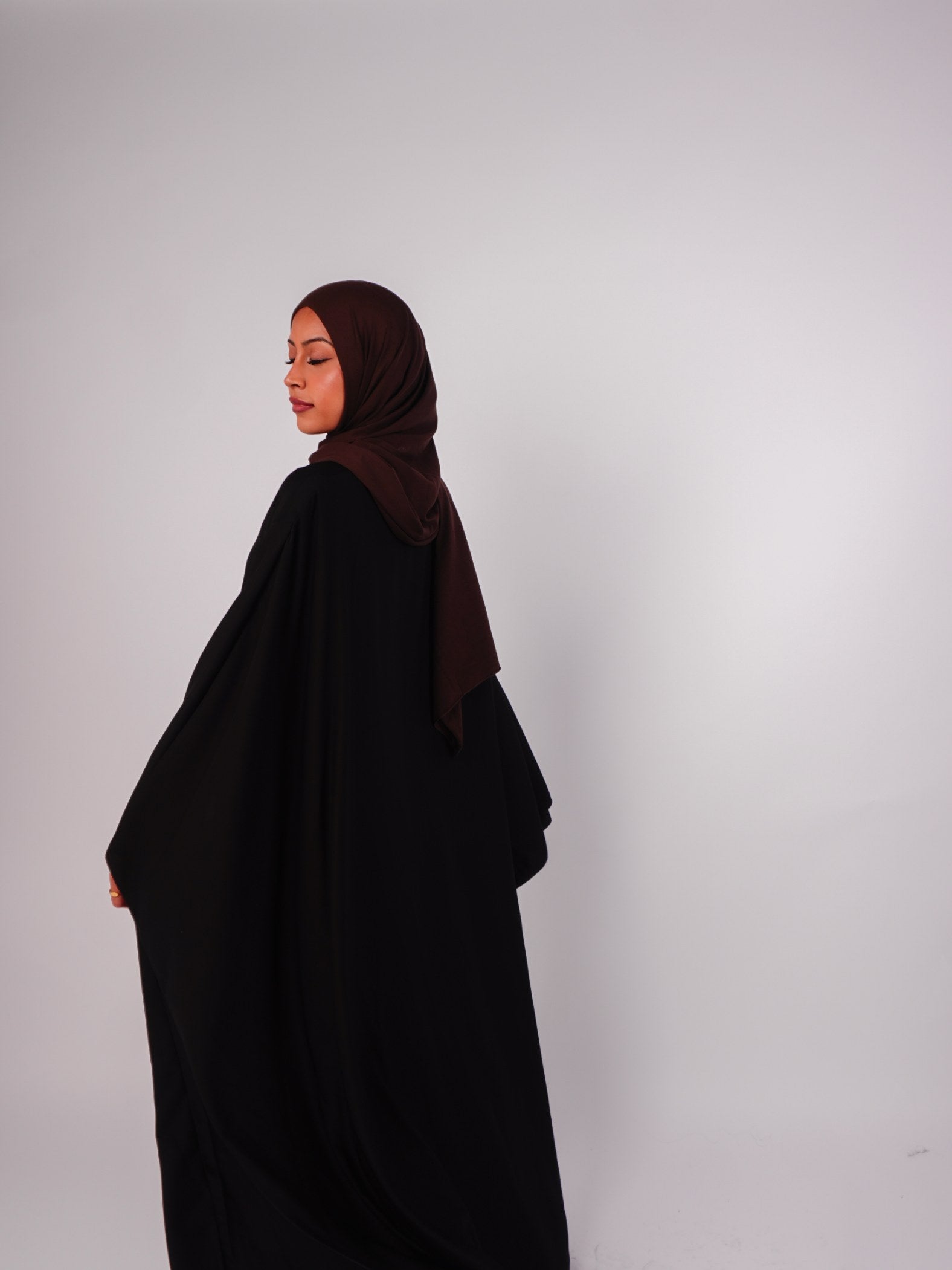 Butterfly Abaya Black