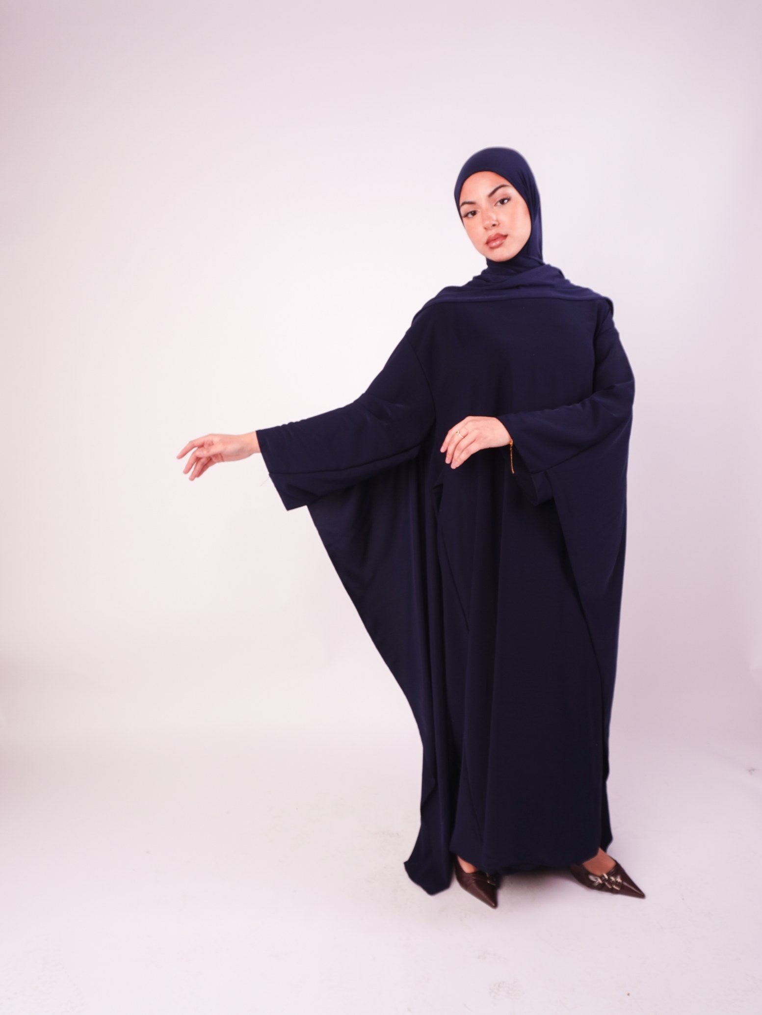 Butterfly Abaya Navy