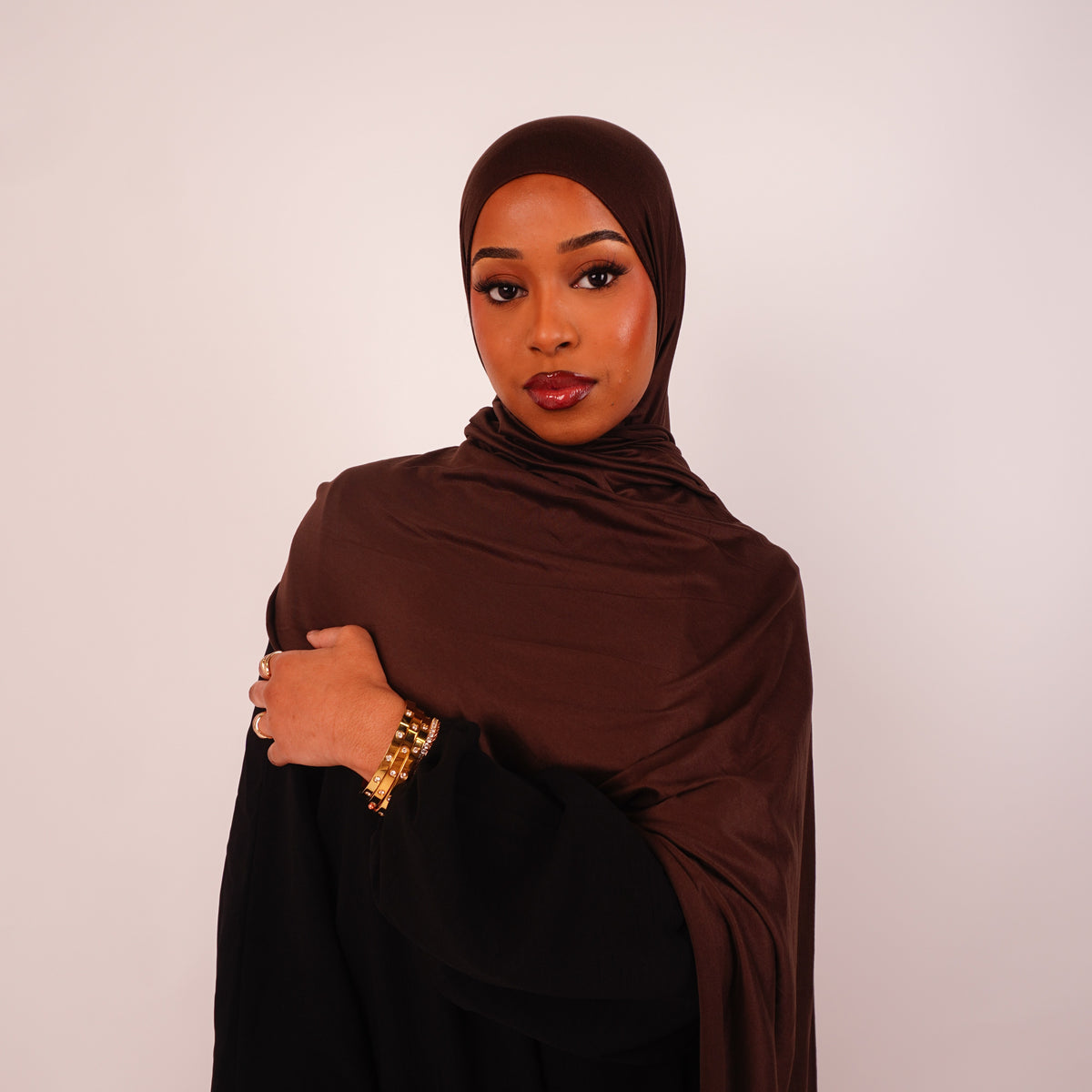 Chocolate Brown Jersey Hijab Chocolate Brown Jersey Hijab