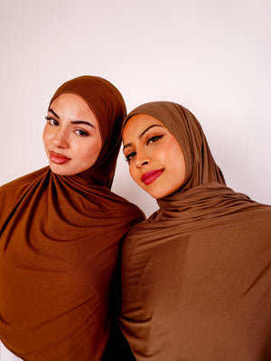 Flat Fit Cotton Jersey Hijab 