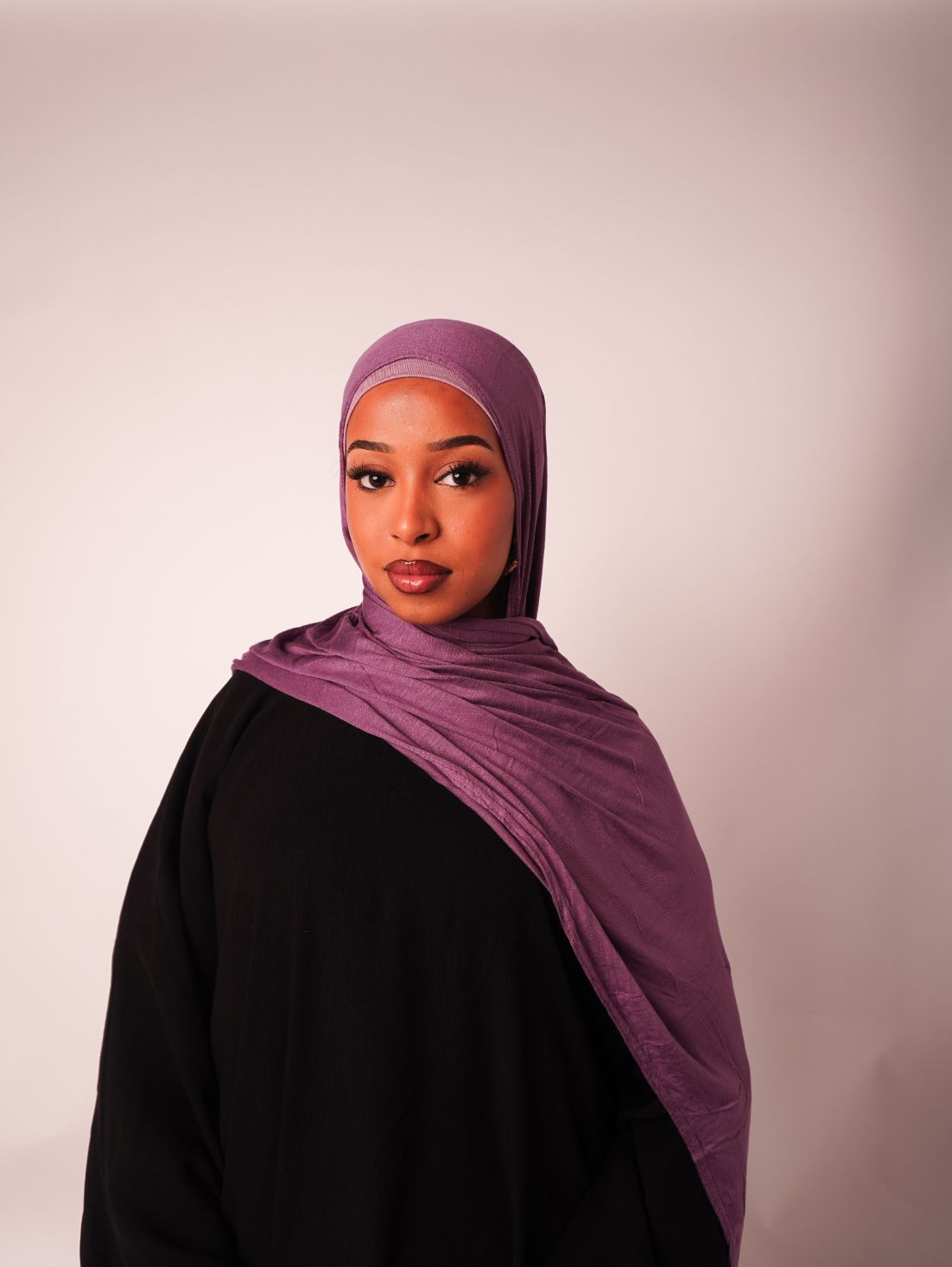 Emirati Premium Jersey Hijab Dusty Plum