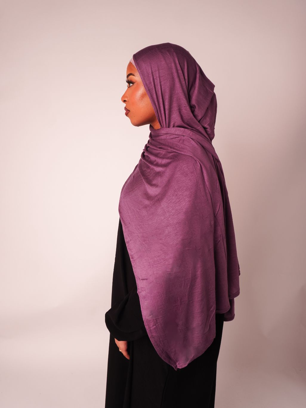 Emirati Premium Jersey Hijab Dusty Plum